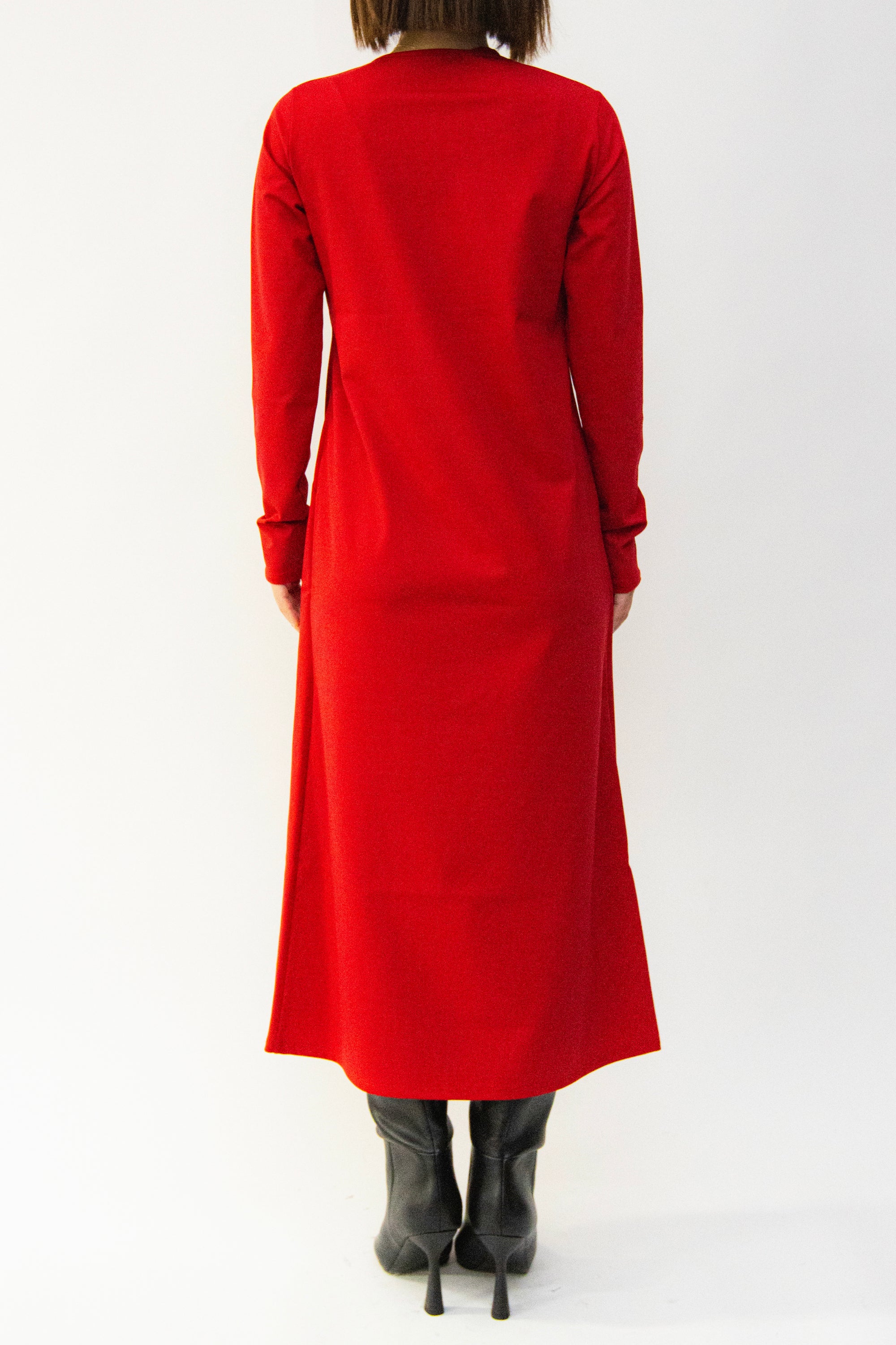 MURRAL Twist jersey dress (Red)