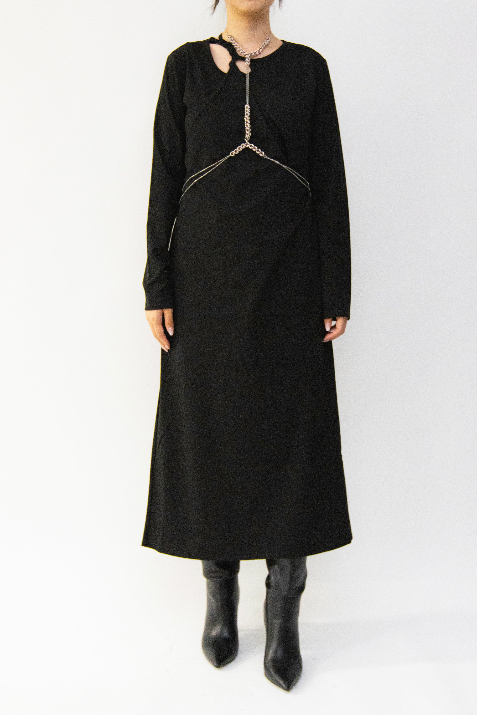 MURRAL Twist jersey dress (Red)