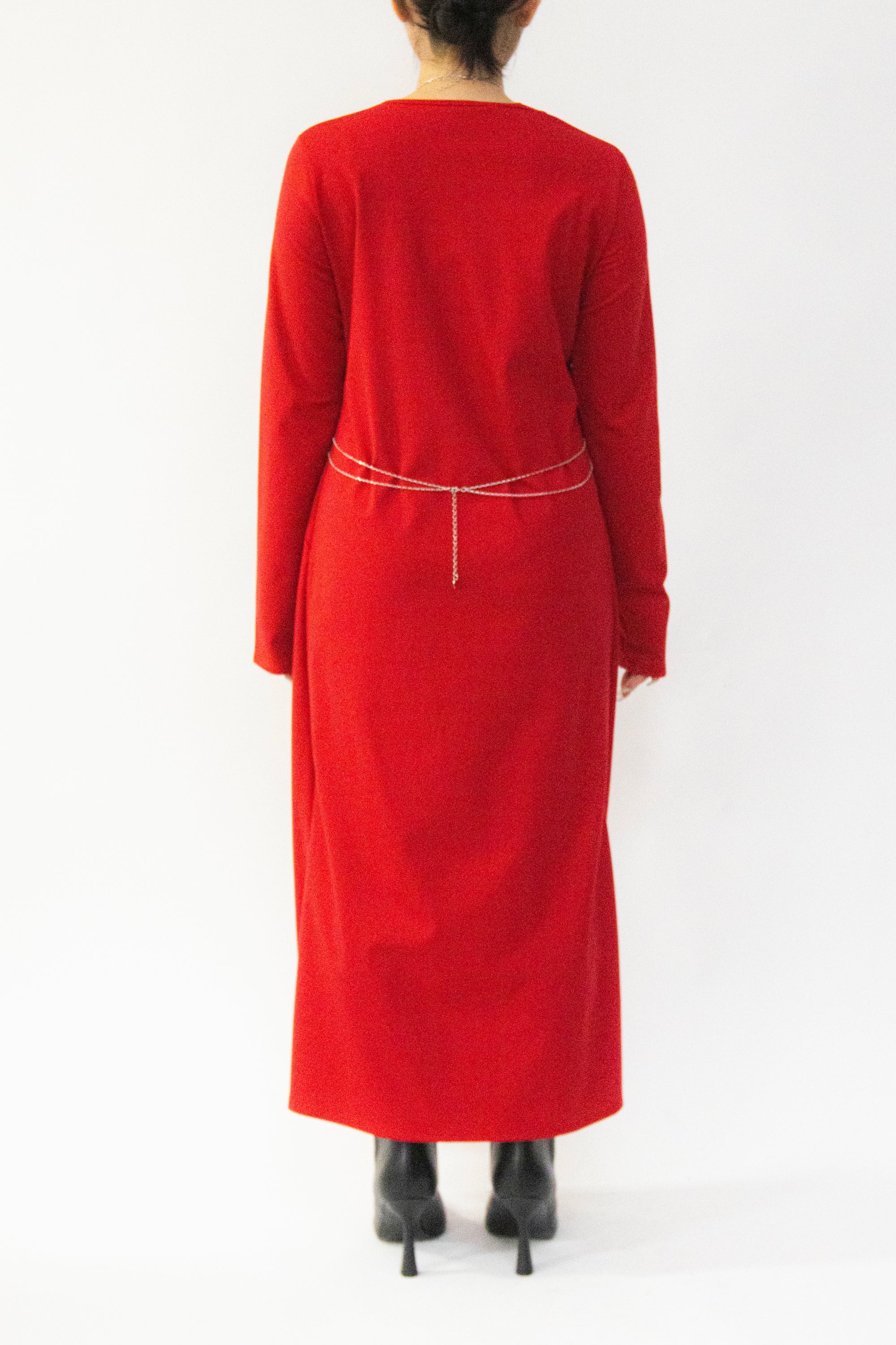 MURRAL Twist jersey dress (Red)
