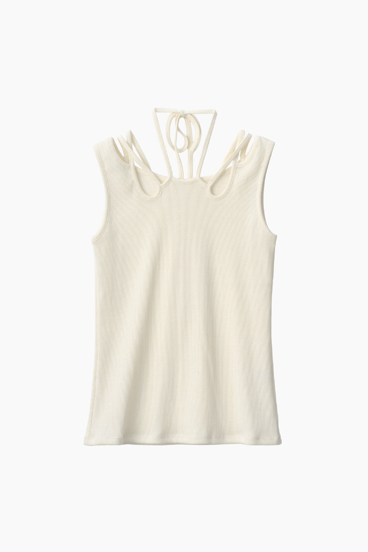 Glitter ivy tank (White)