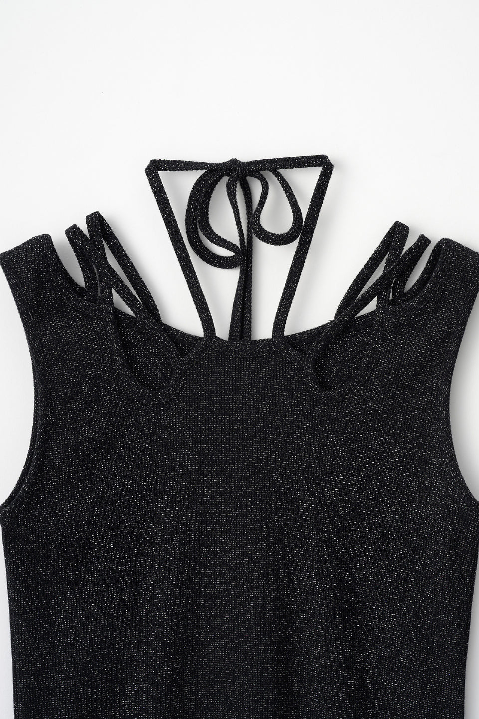 Glitter ivy tank (Black)