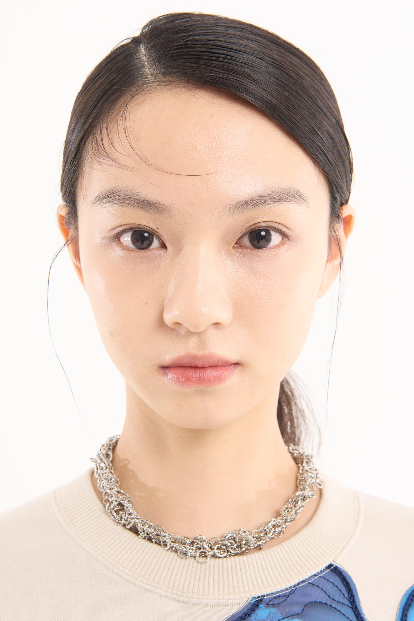 Twist chain necklace (Silver)