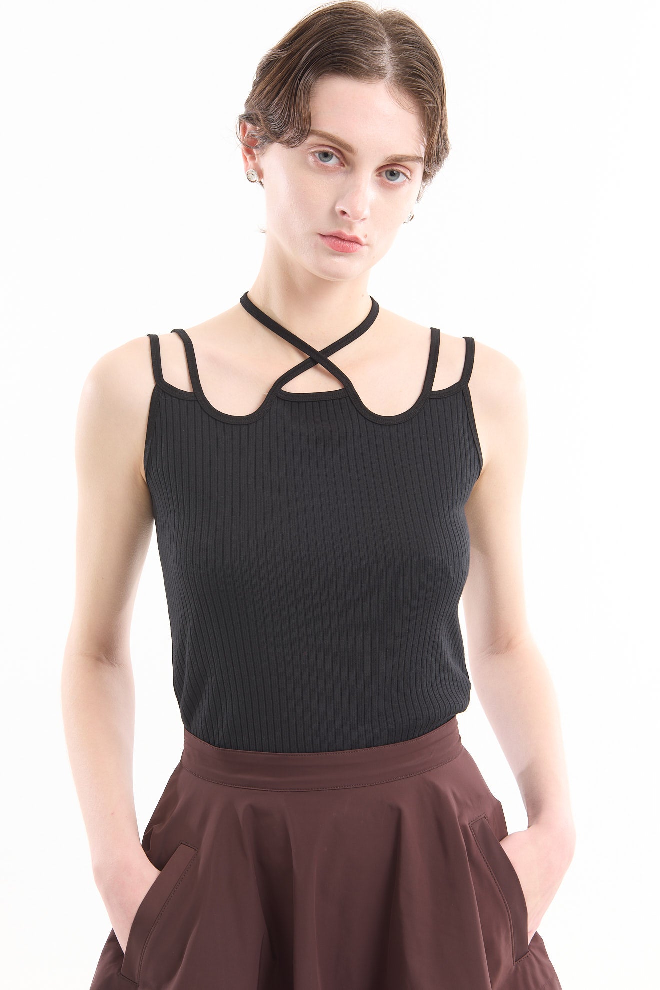 Ivy camisole top (Black)