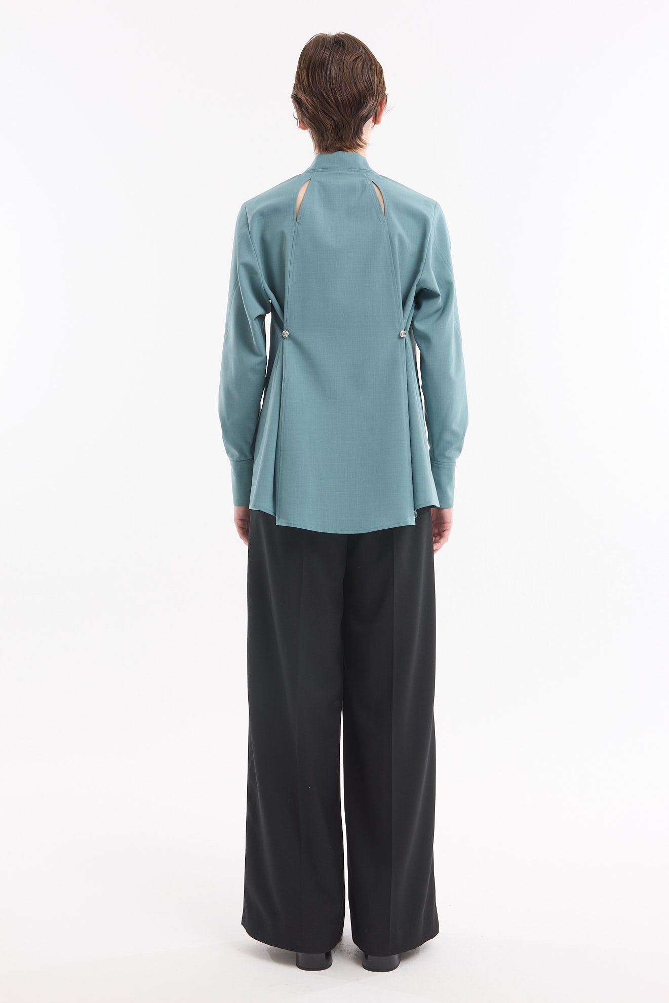 Cross cut shirt (Green)