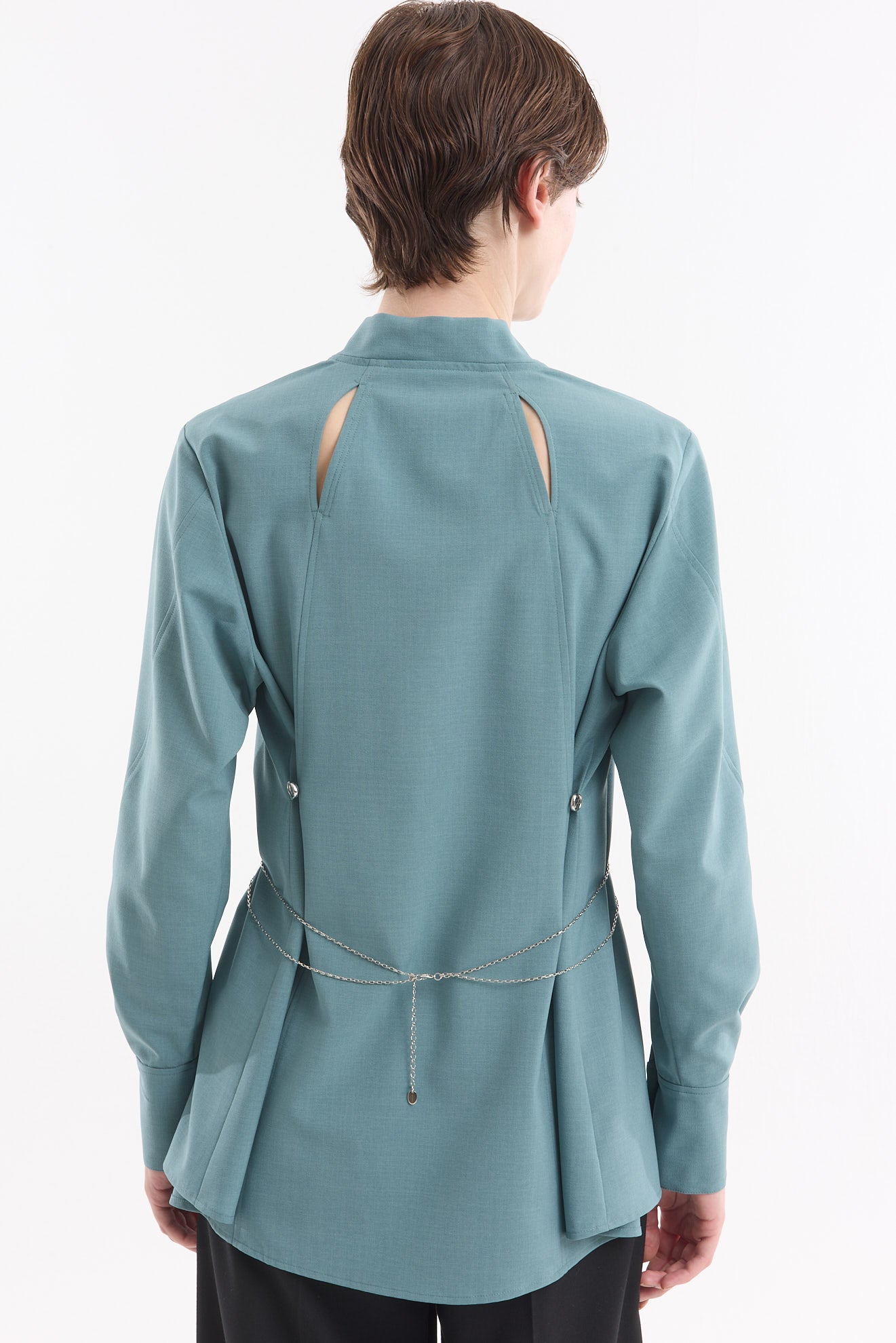 Cross cut shirt (Green)