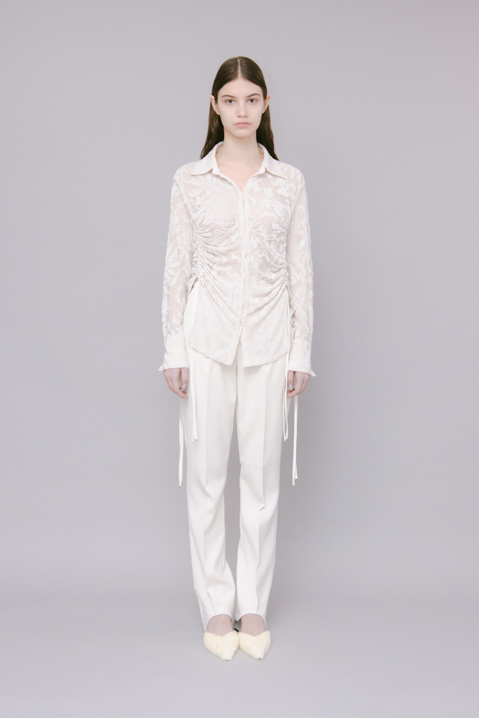 Melt trousers (White)