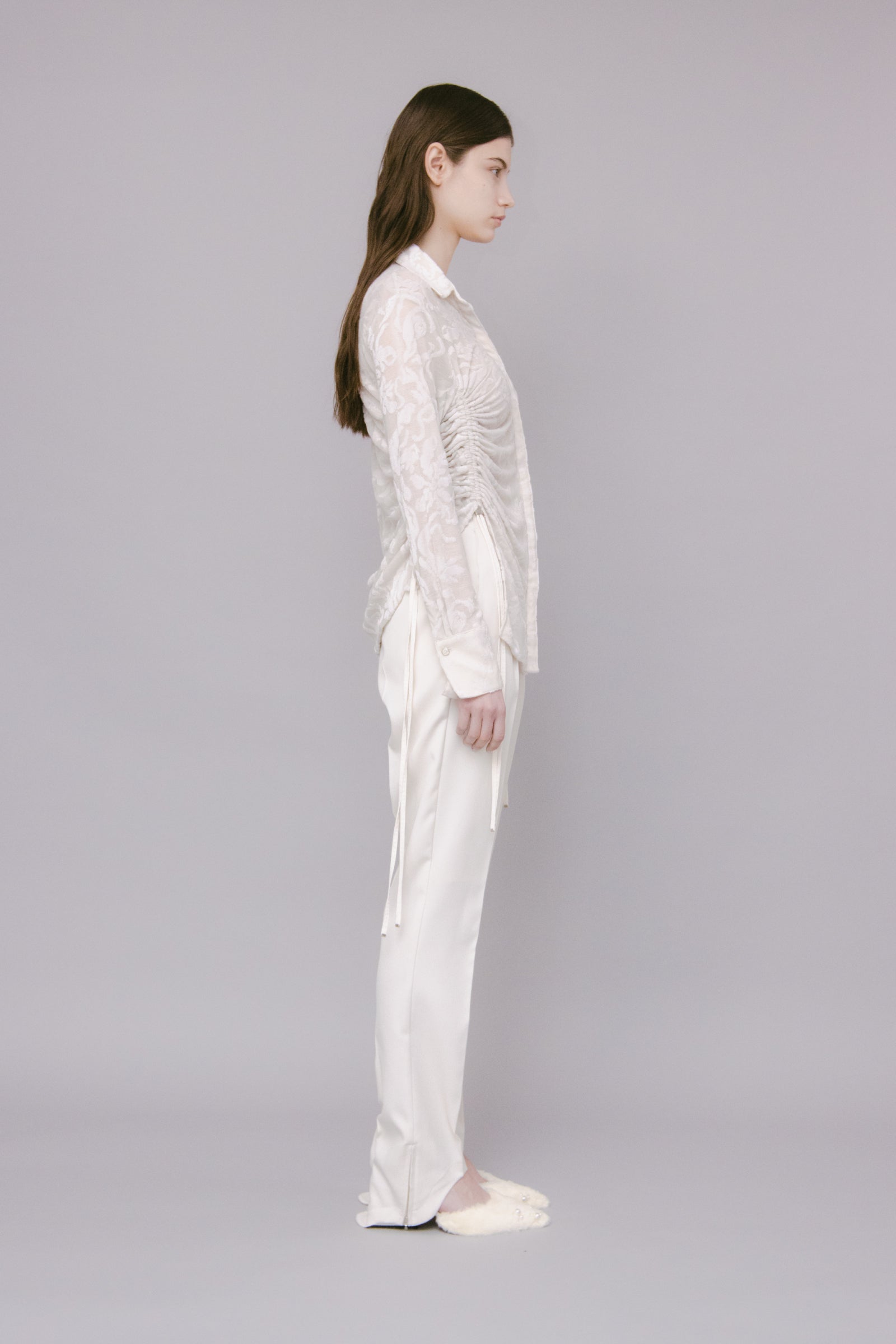 Melt trousers (White)