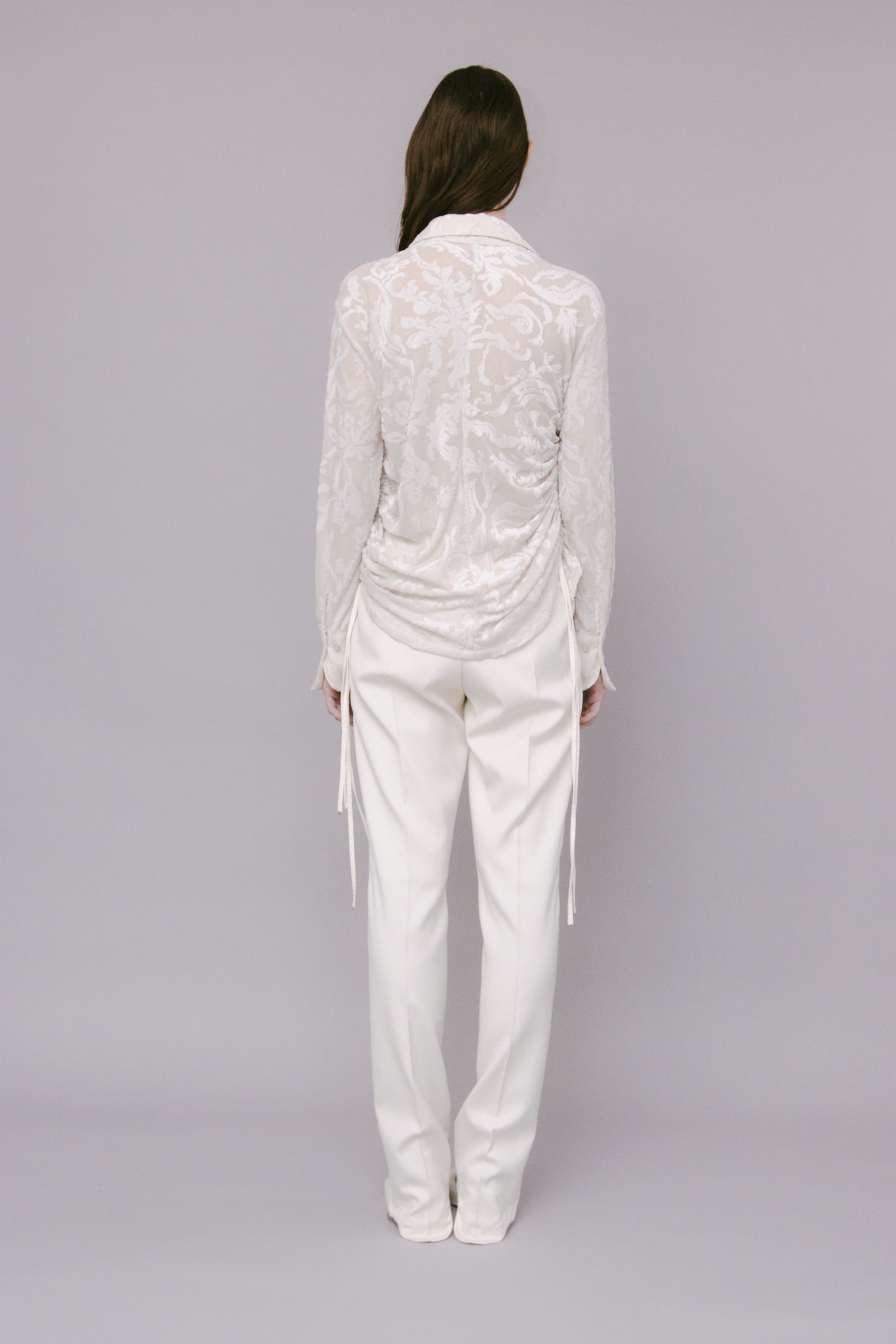 Melt trousers (White)