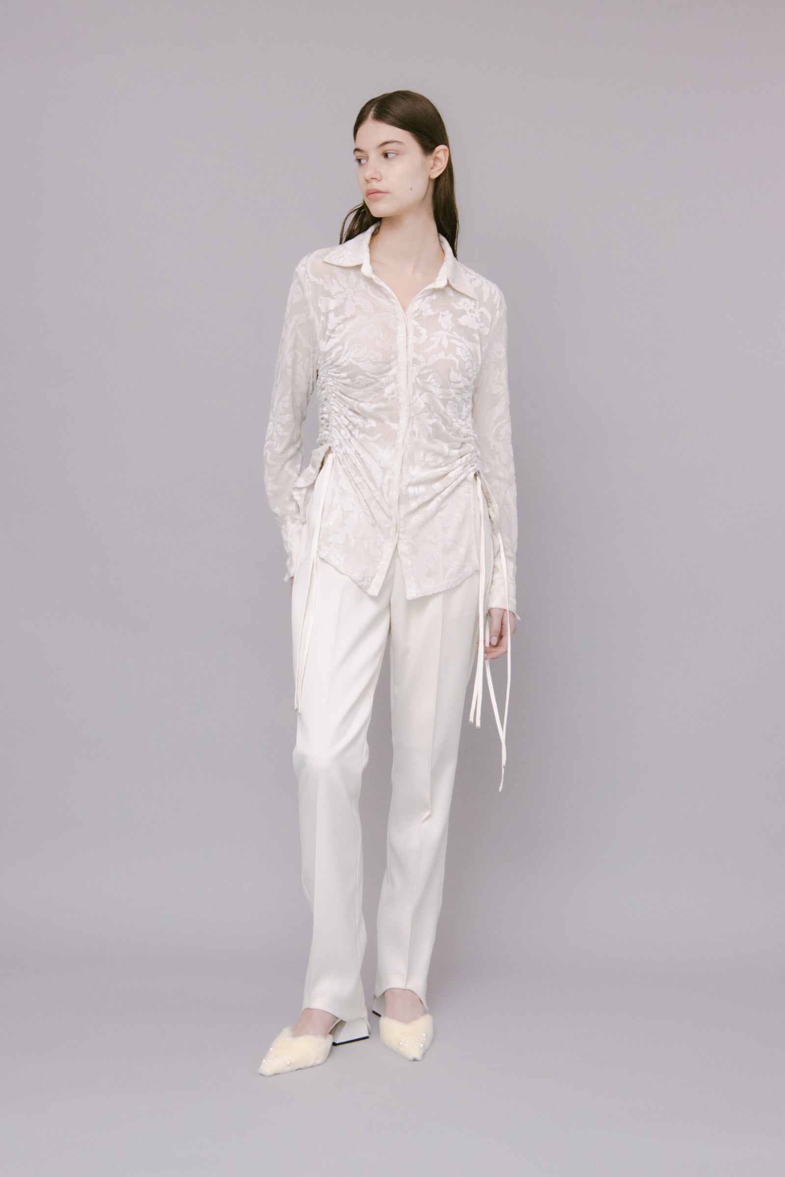 Melt trousers (White)