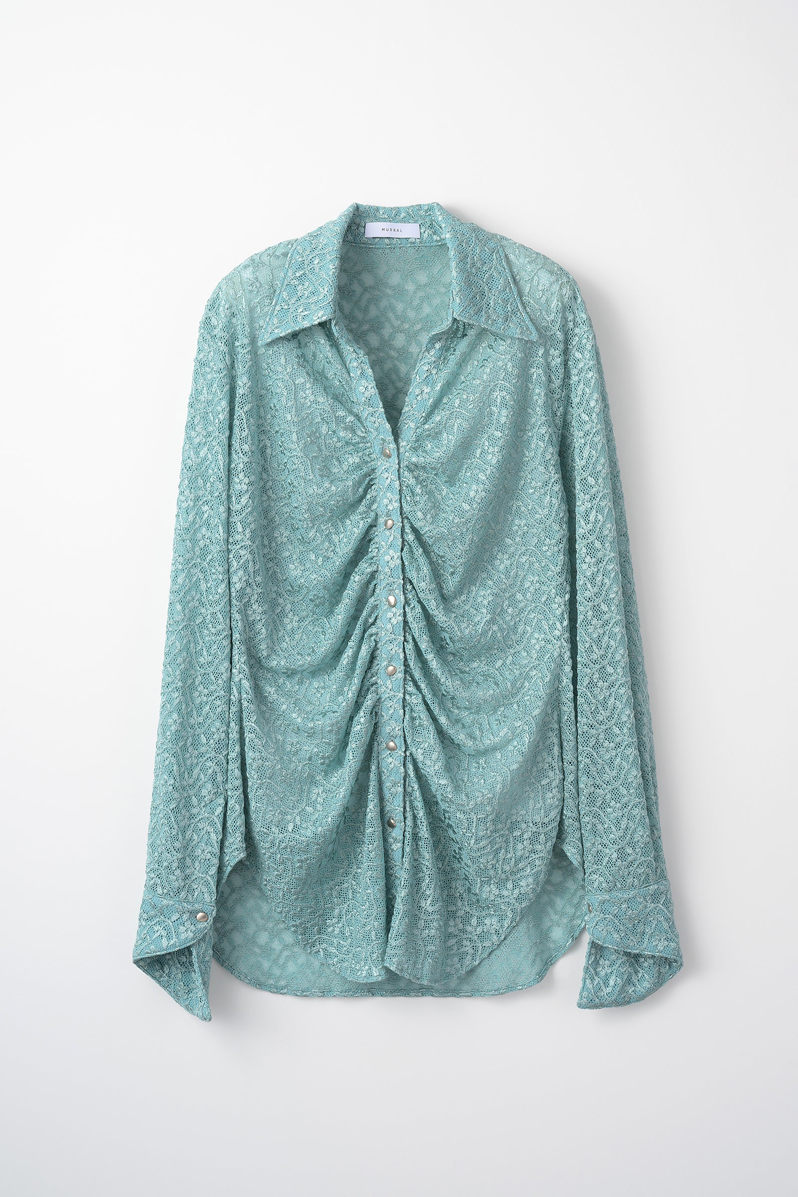 Stretch lace shirt (Mint)