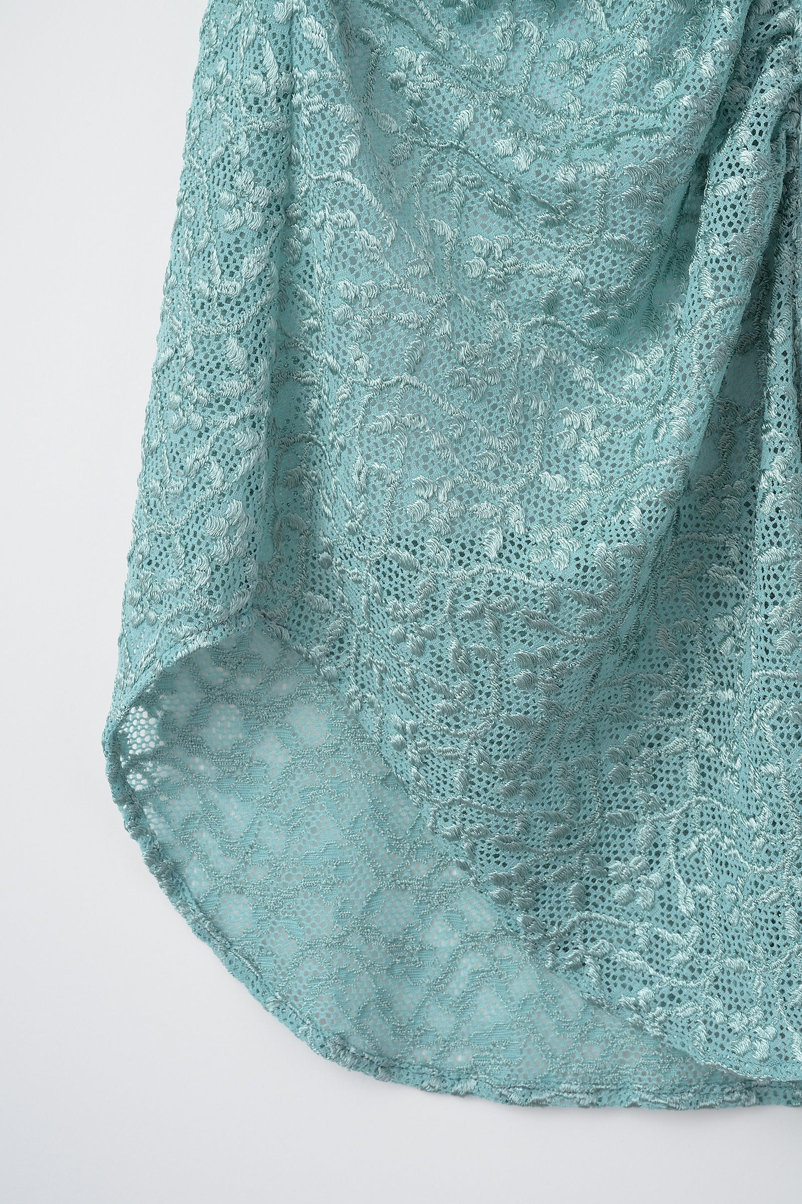 Stretch lace shirt (Mint)