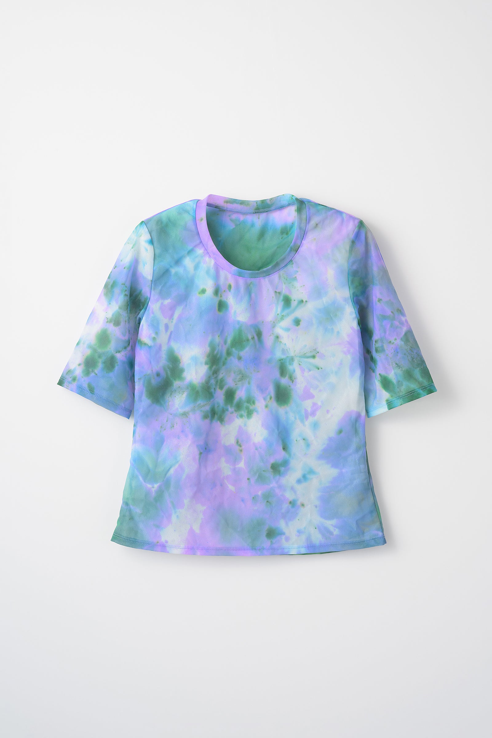 "Wake" sheer top  (Purple)