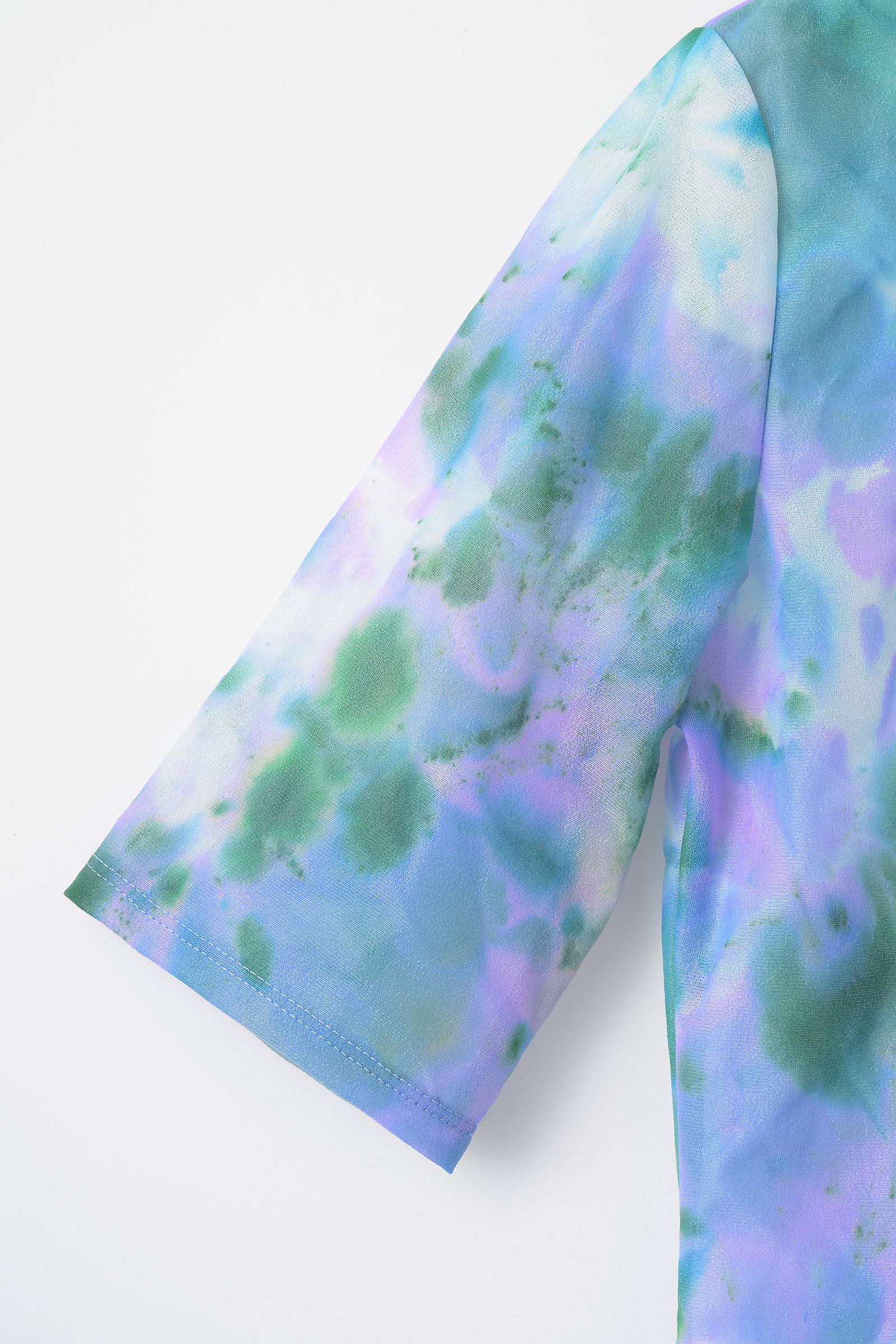 "Wake" sheer top  (Purple)