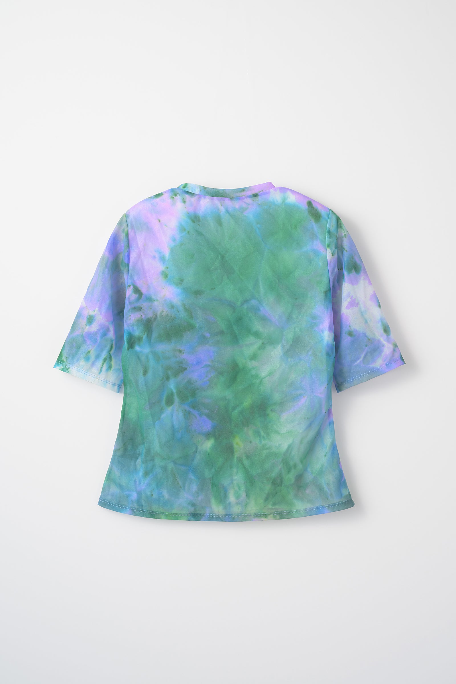 "Wake" sheer top  (Purple)
