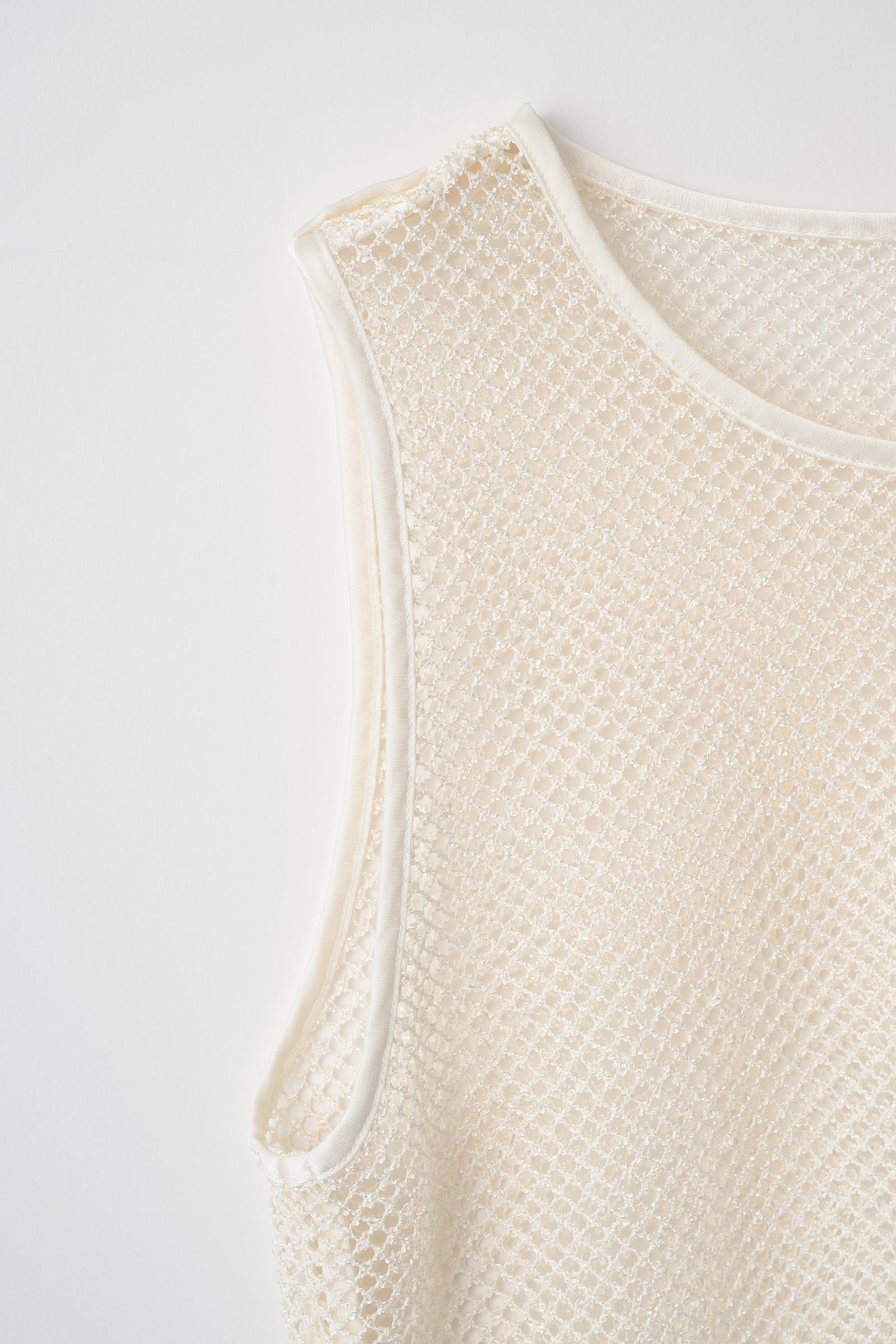 Petal mesh top (White)