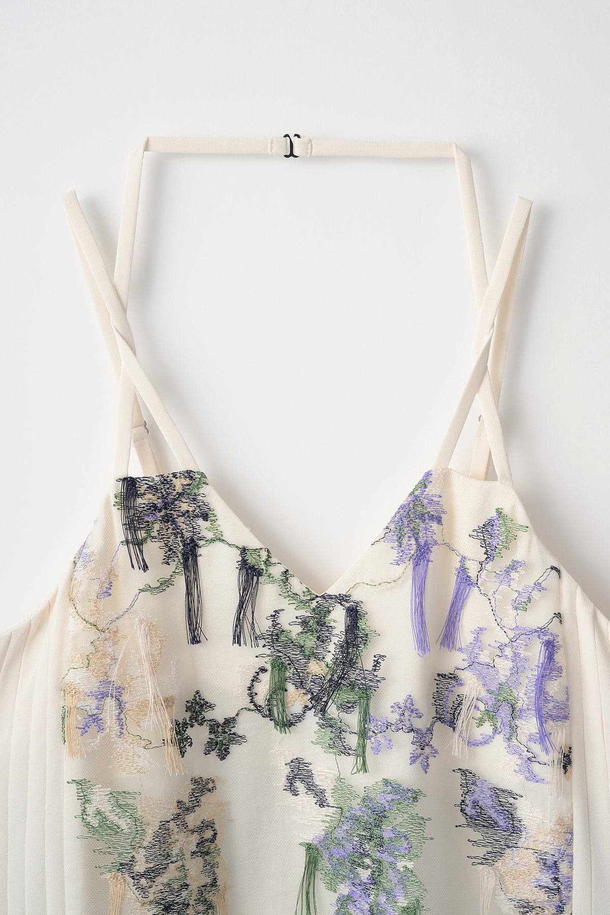Floating flower lace camisole top (Ivory)