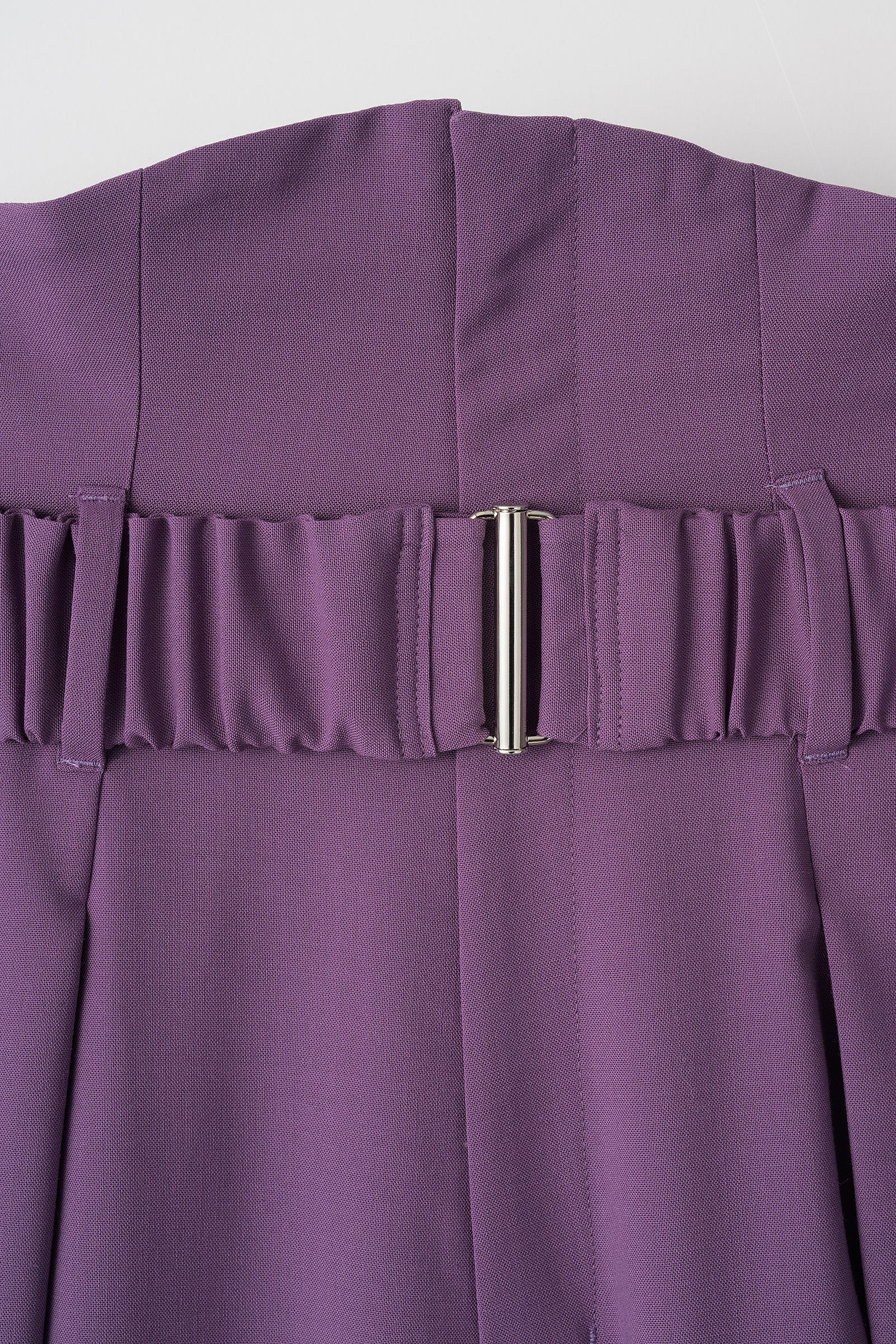 Contrast wide slacks (Purple)