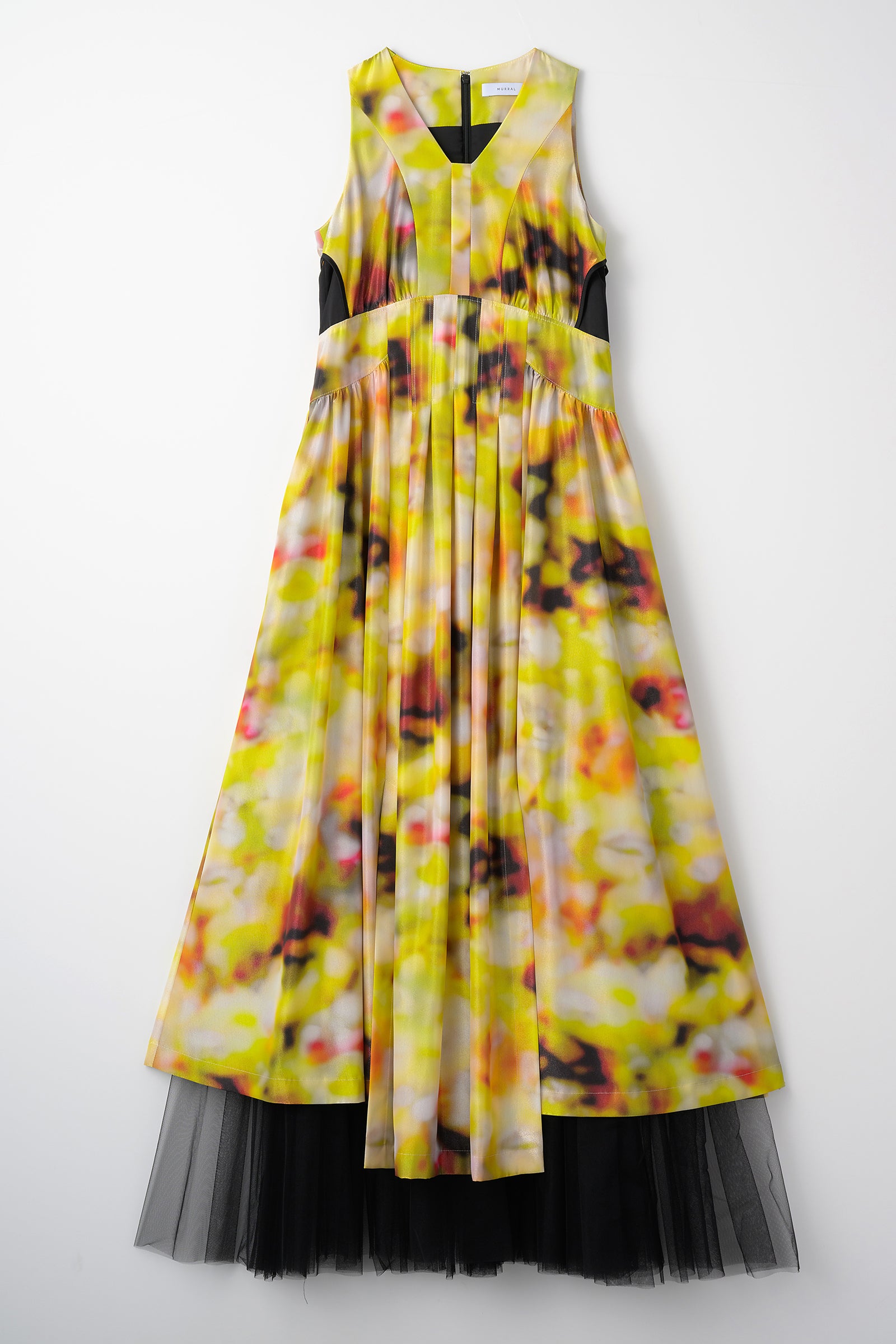 "Dizzy" layered dress (Yellow)