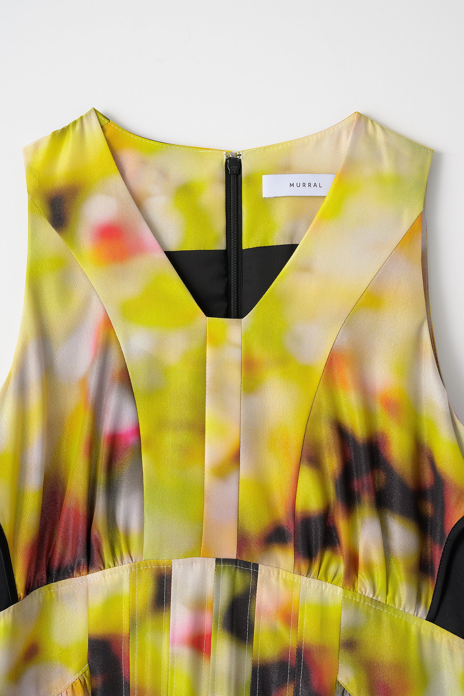 "Dizzy" layered dress (Yellow)