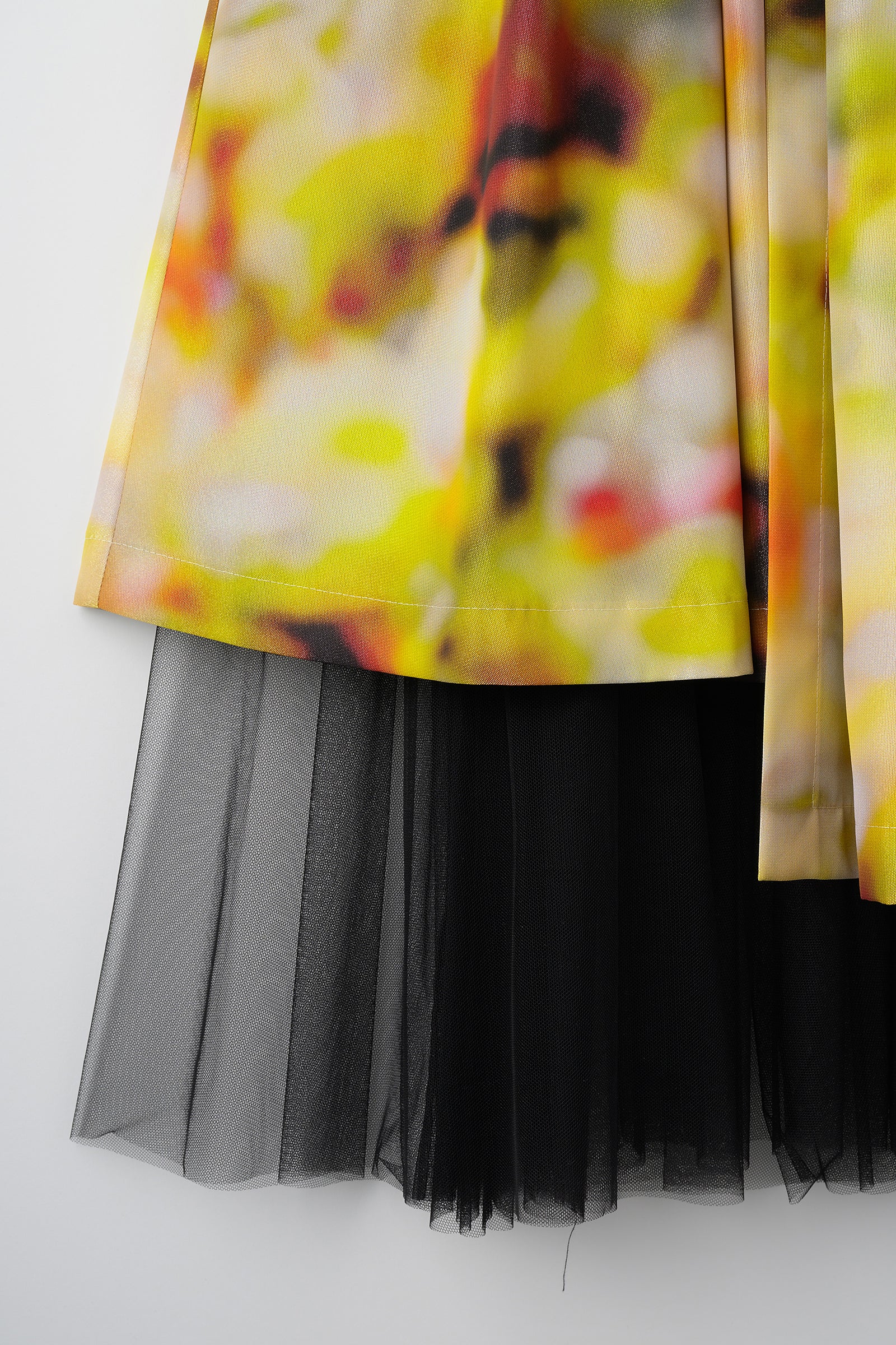 "Dizzy" layered dress (Yellow)