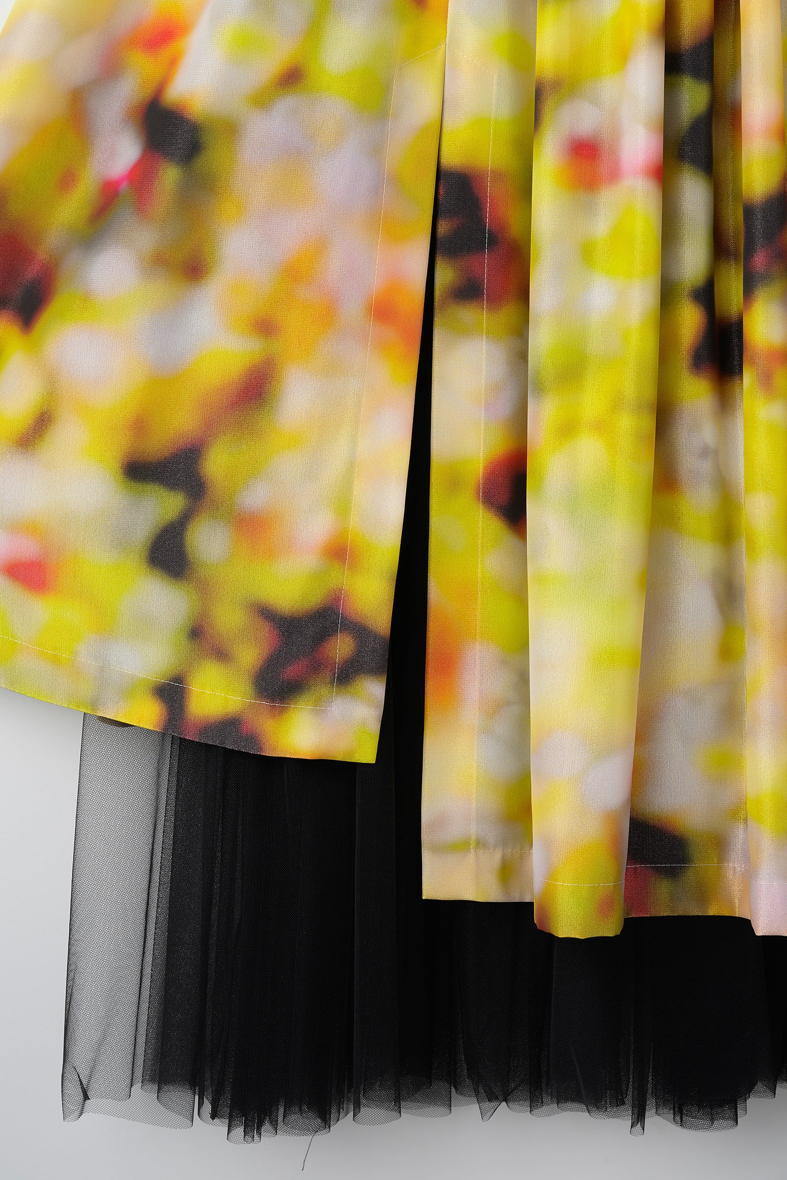 "Dizzy" layered dress (Yellow)