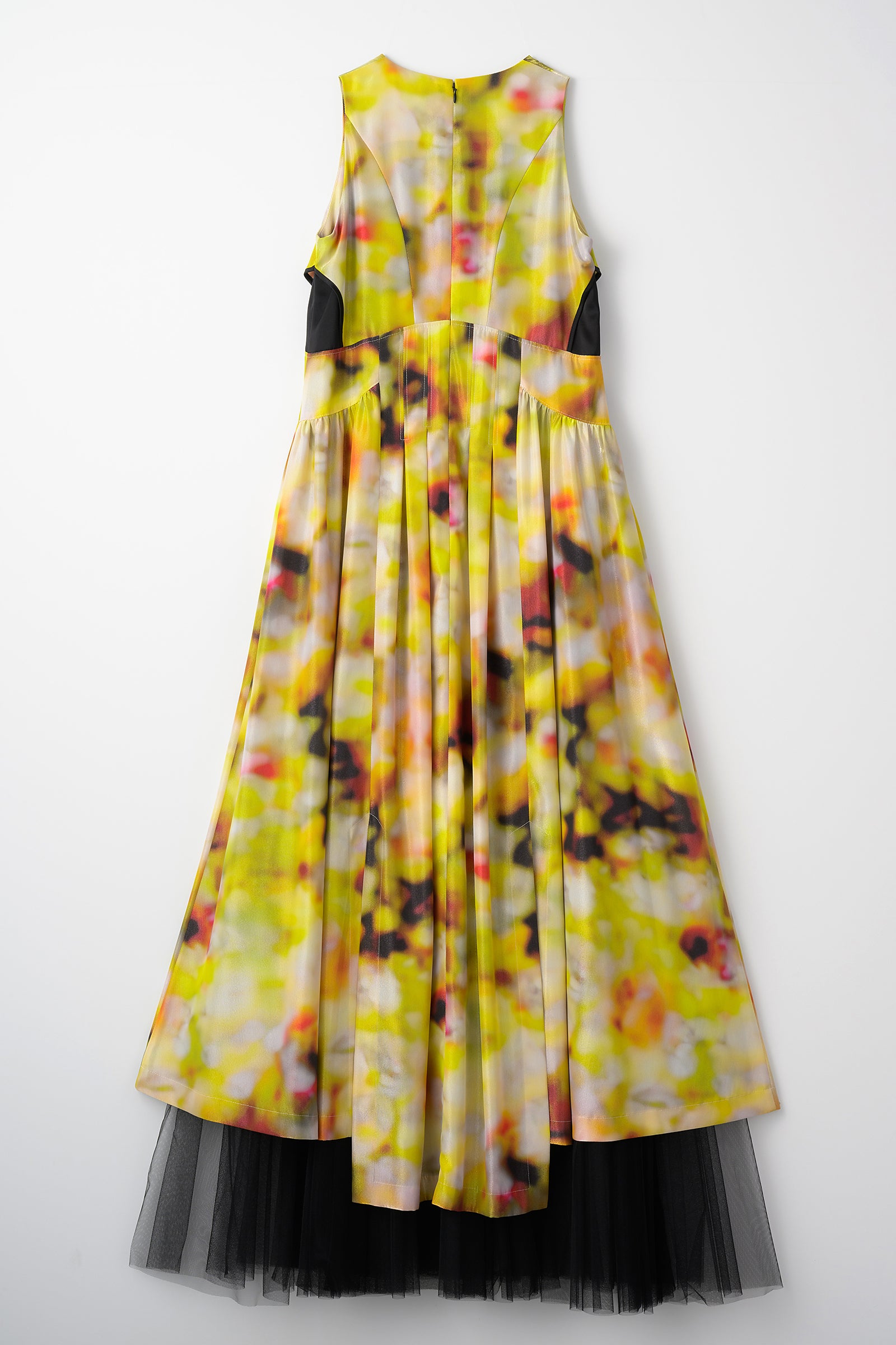 "Dizzy" layered dress (Yellow)