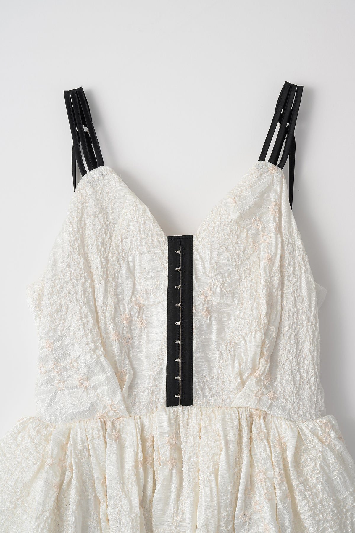 "Inflate" camisole dress (White)