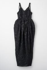 "Inflate" camisole dress (Black)