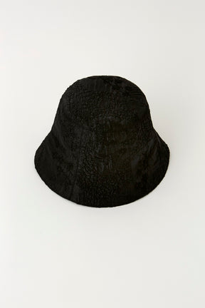 "Inflate" bucket hat (Black)