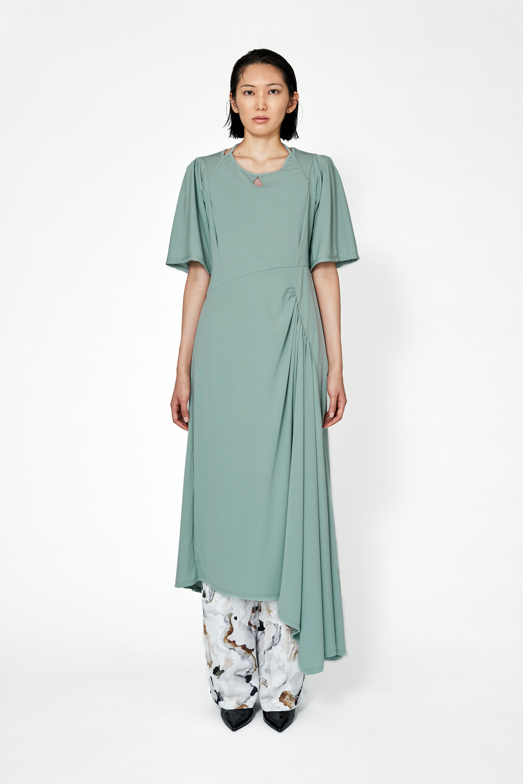 Fabaceae jersey dress (Mint)