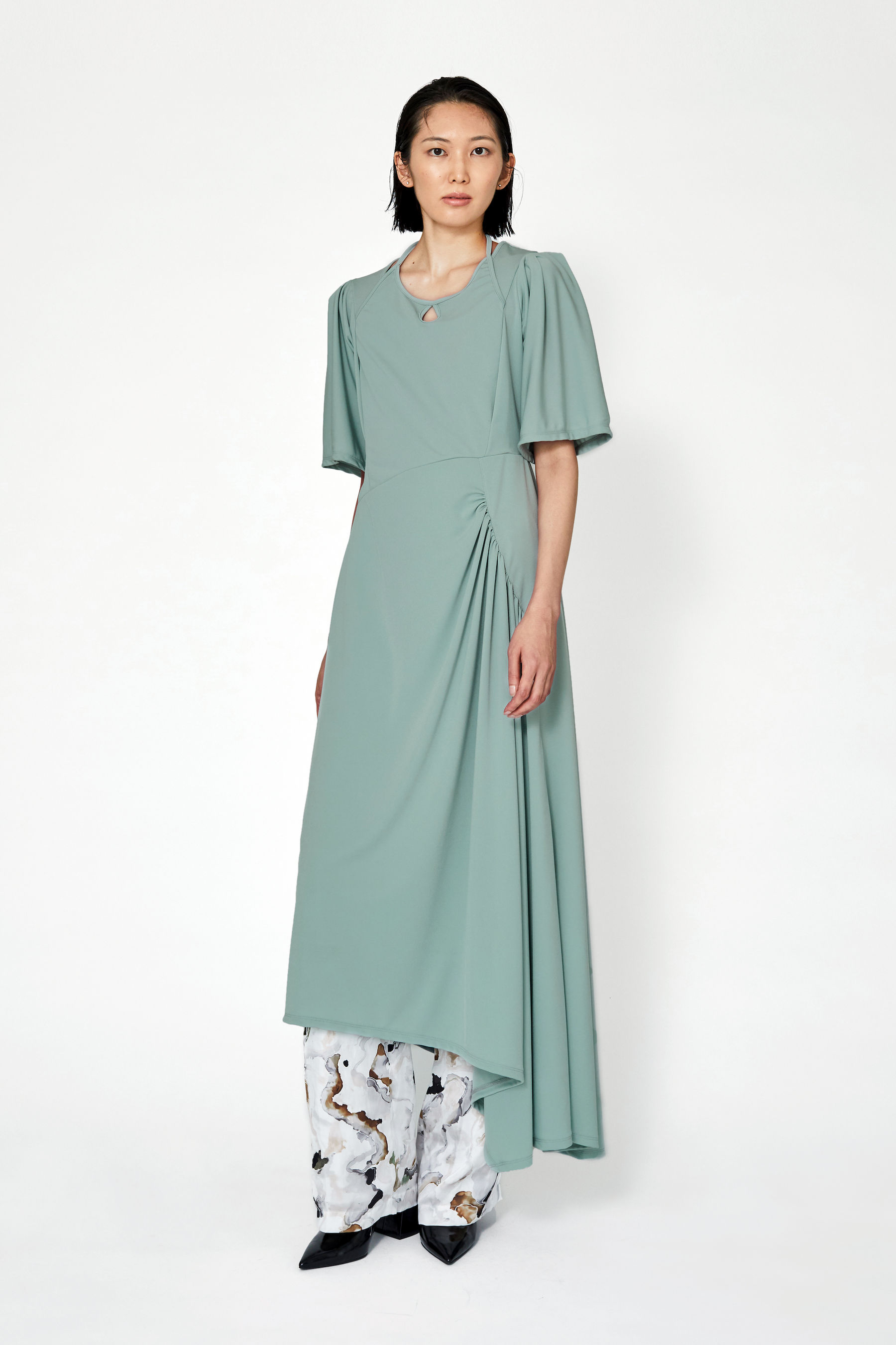 Fabaceae jersey dress (Mint)