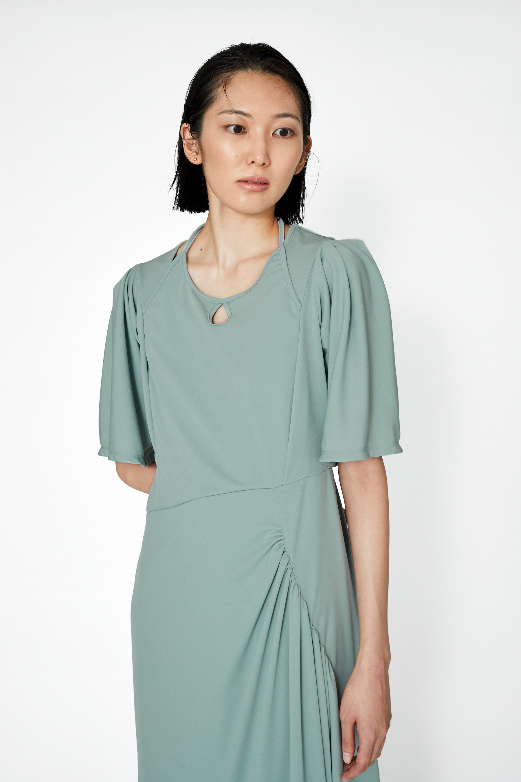 Fabaceae jersey dress (Mint)