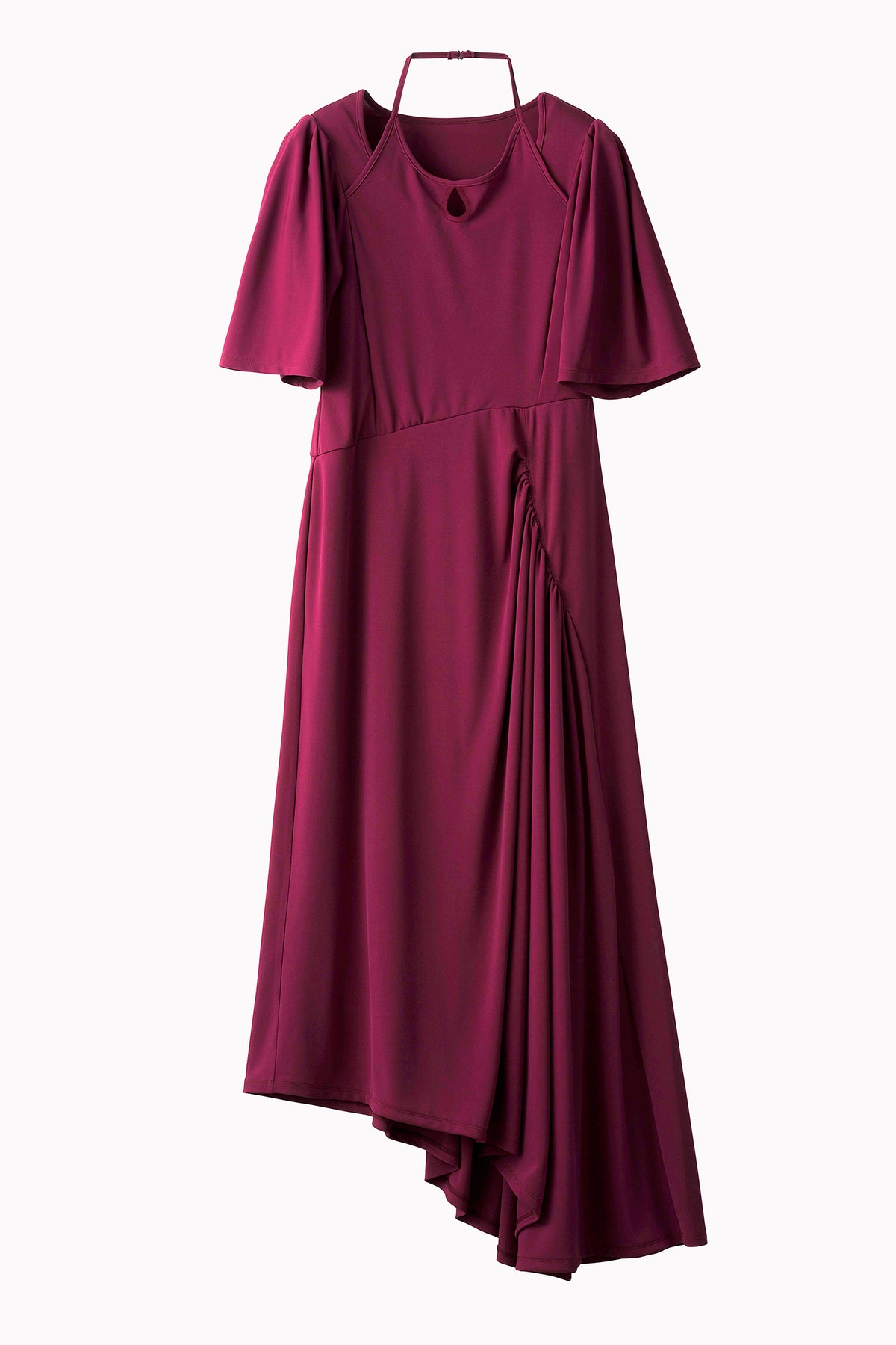Fabaceae jersey dress (Purple)