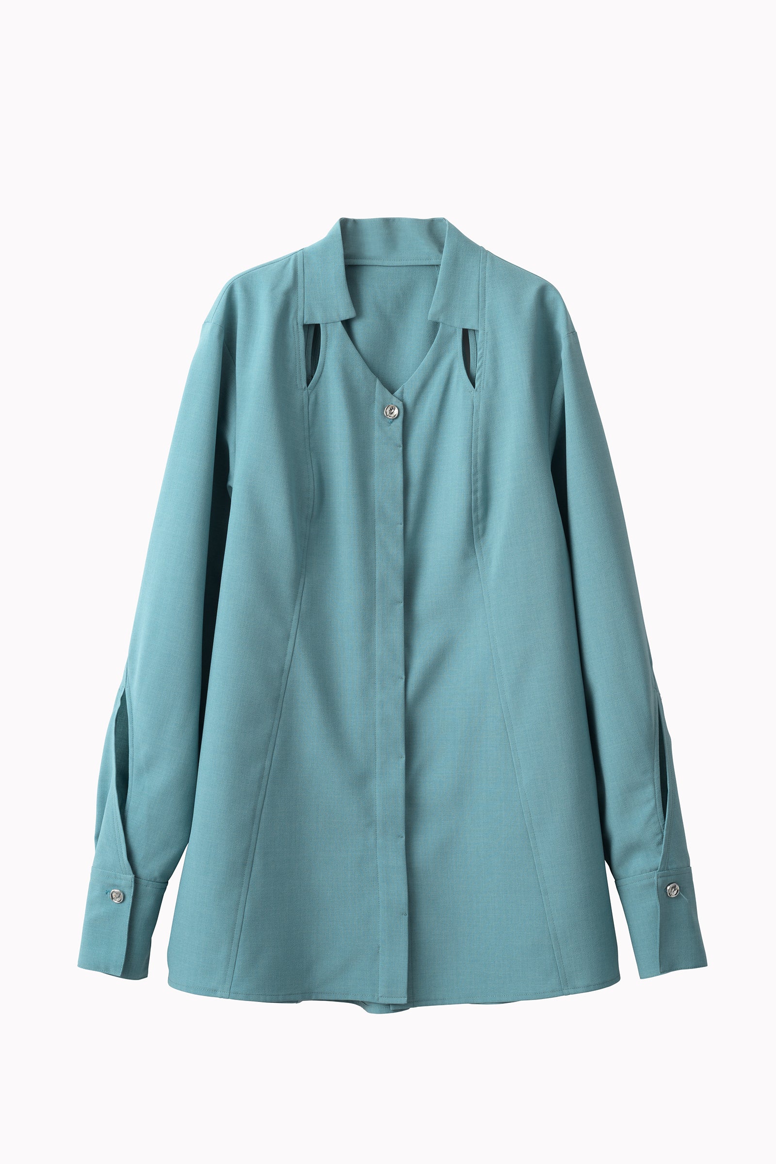 Cross cut shirt (Green)