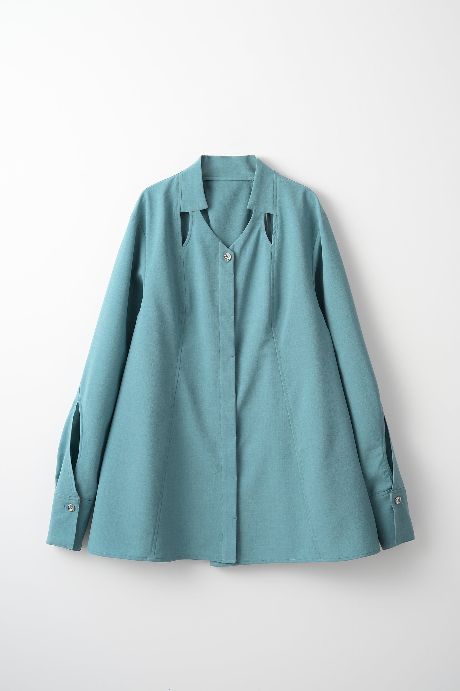 Cross cut shirt (Green)