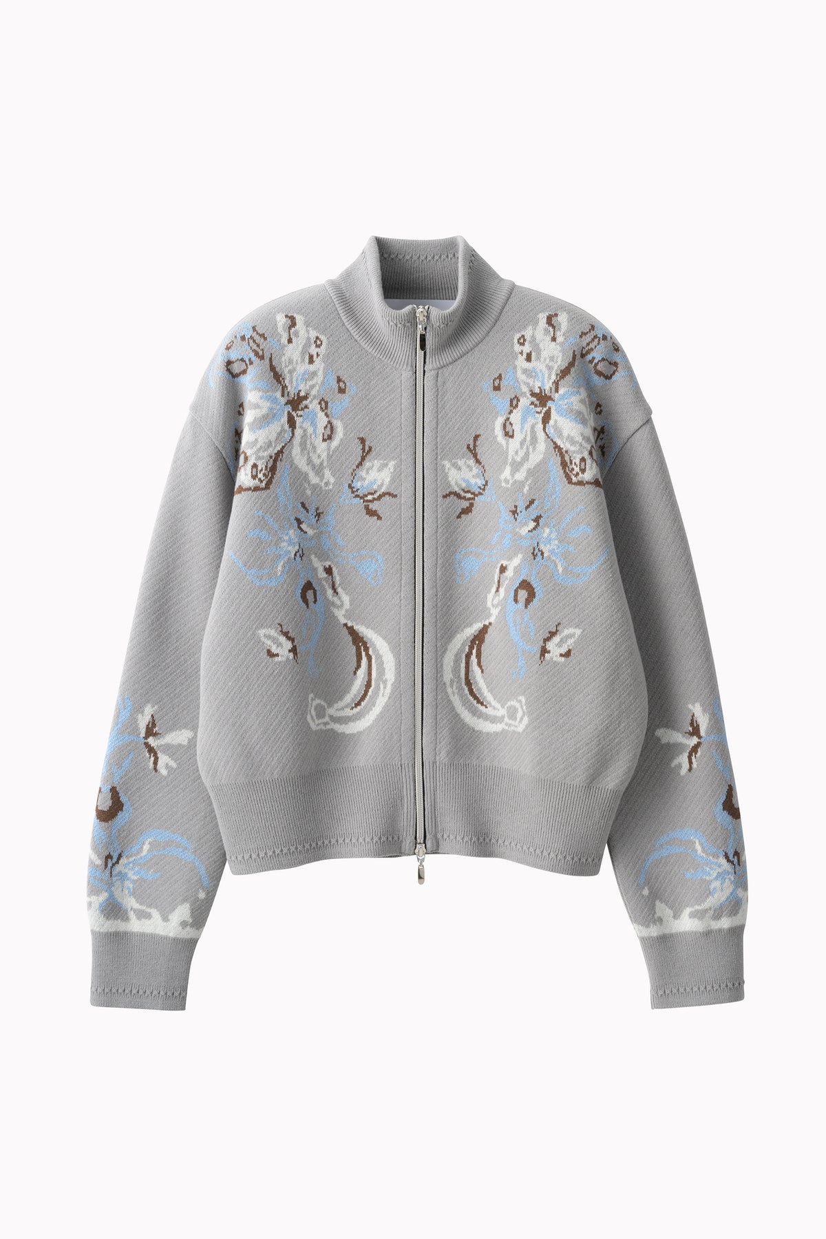 Trillium knit cardigan (Gray)