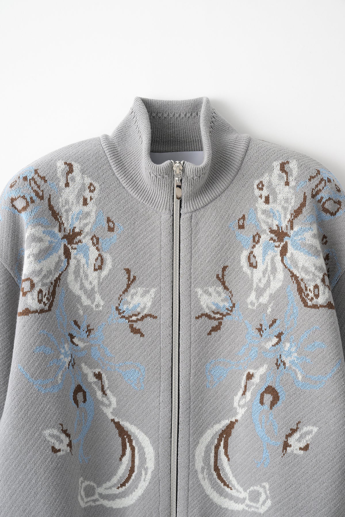 Trillium knit cardigan (Gray)