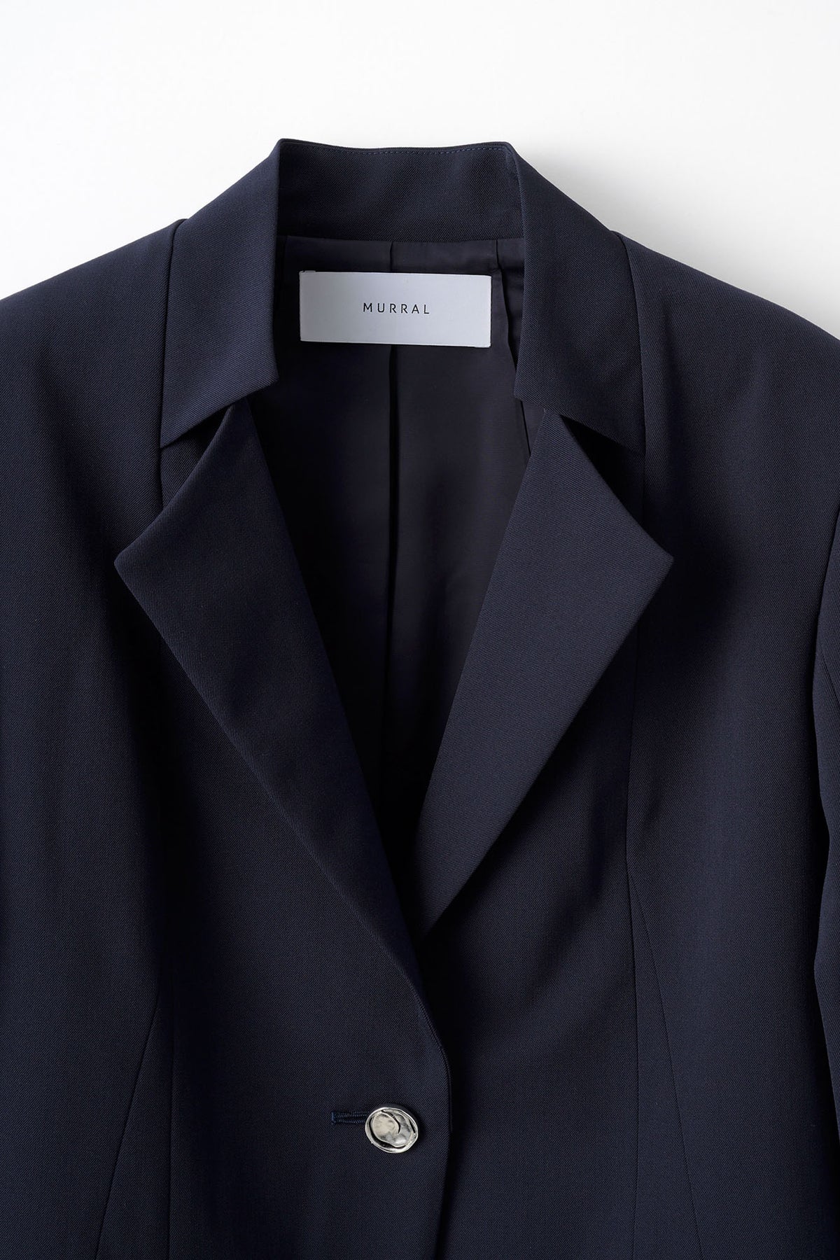 Slit sleeve lace jacket (Navy)