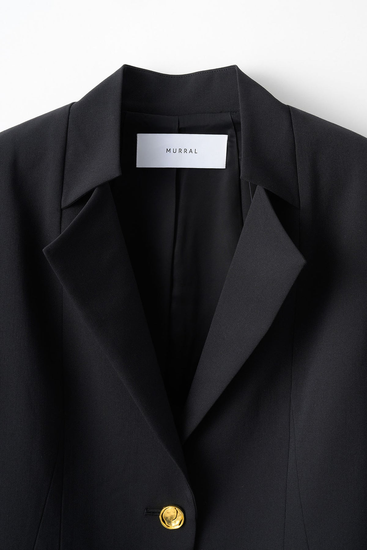 Slit sleeve lace jacket (Black)