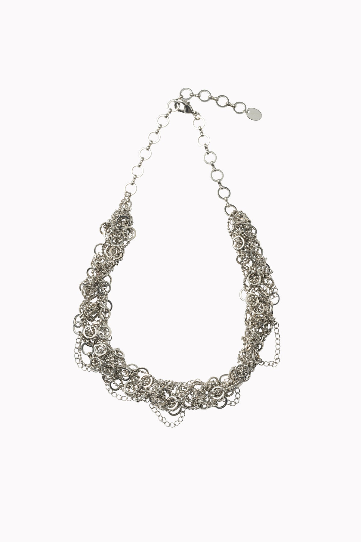 Twist chain necklace (Silver)