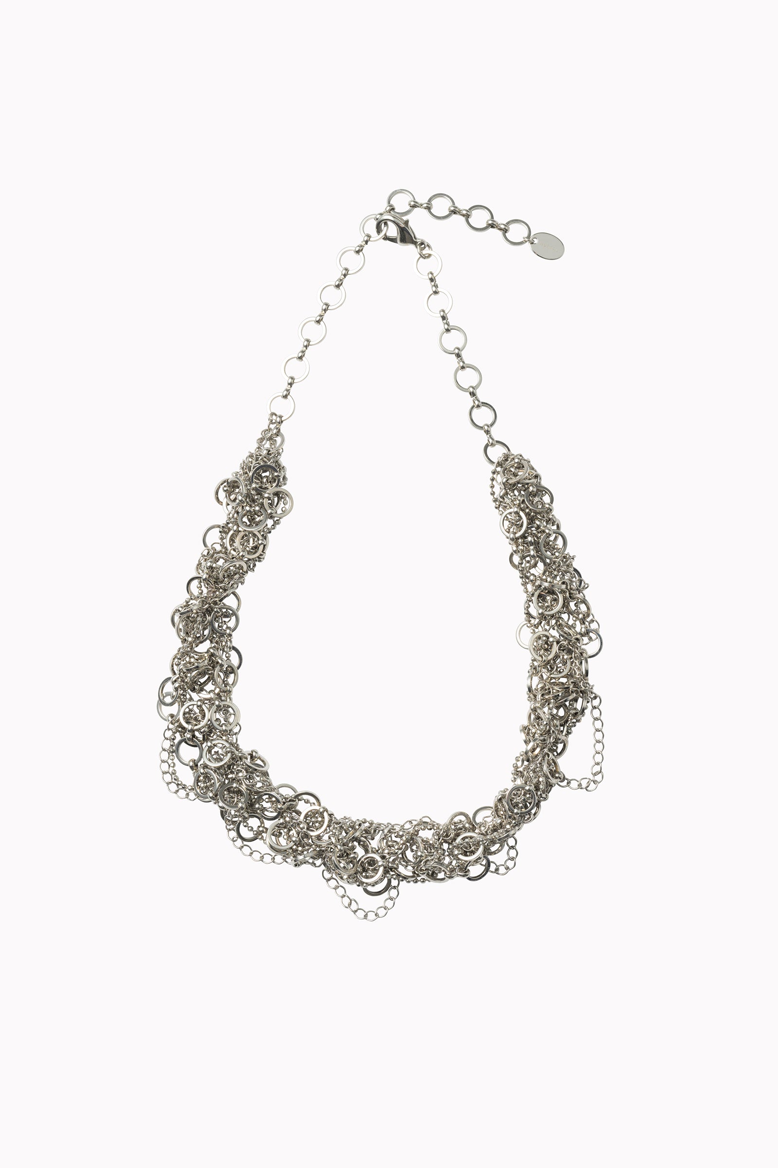 Twist chain necklace (Silver)