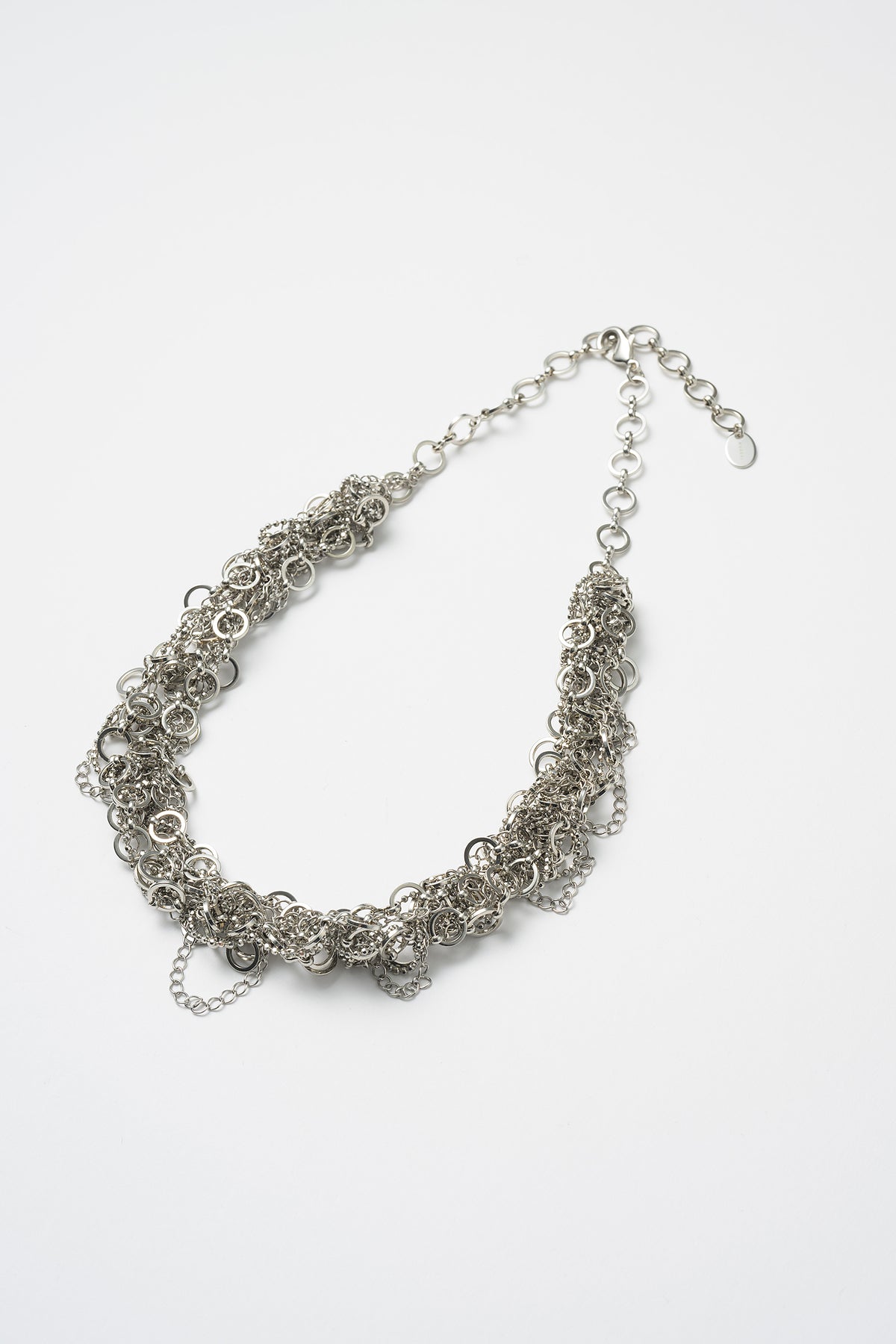Twist chain necklace (Silver)