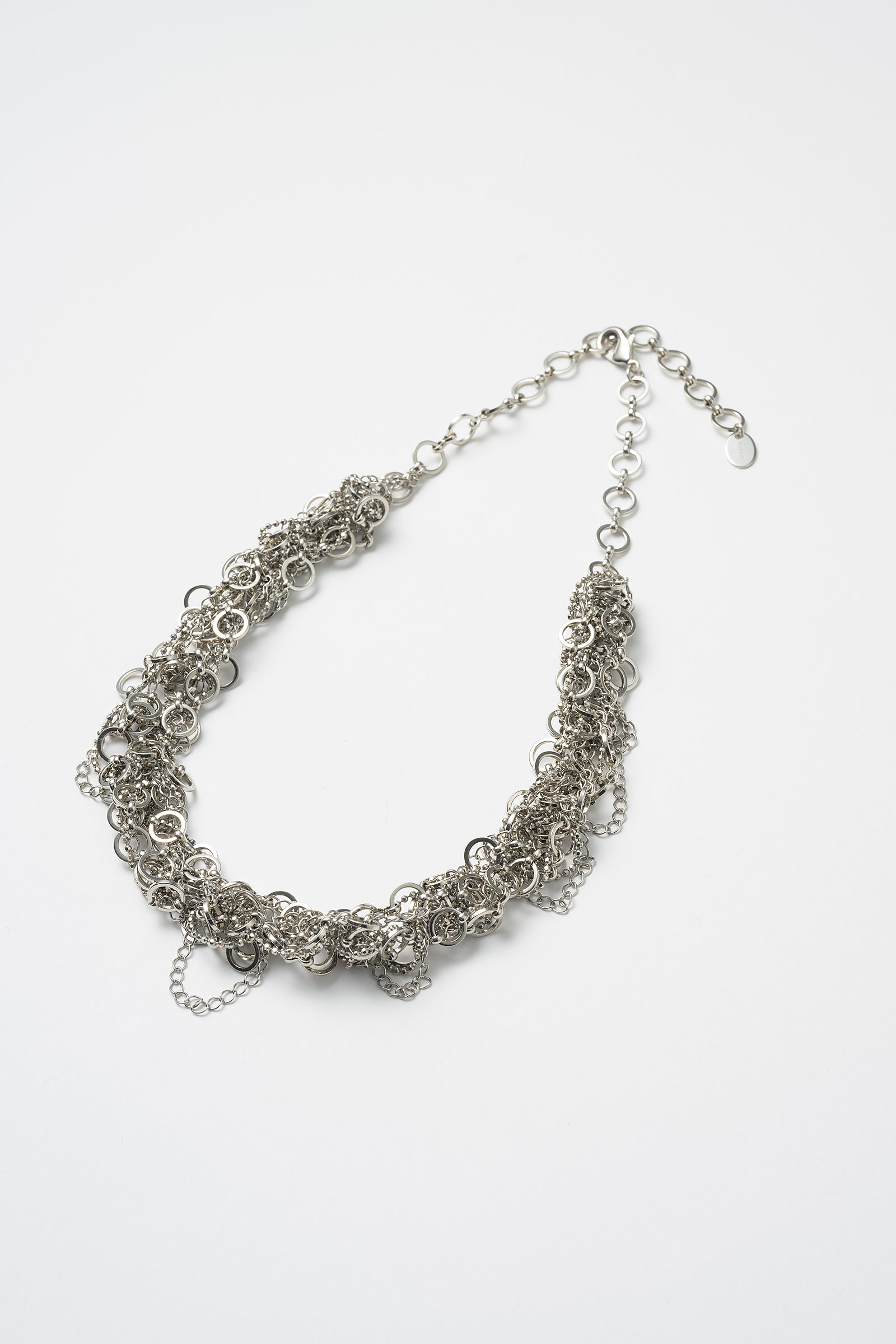 Twist chain necklace (Silver)