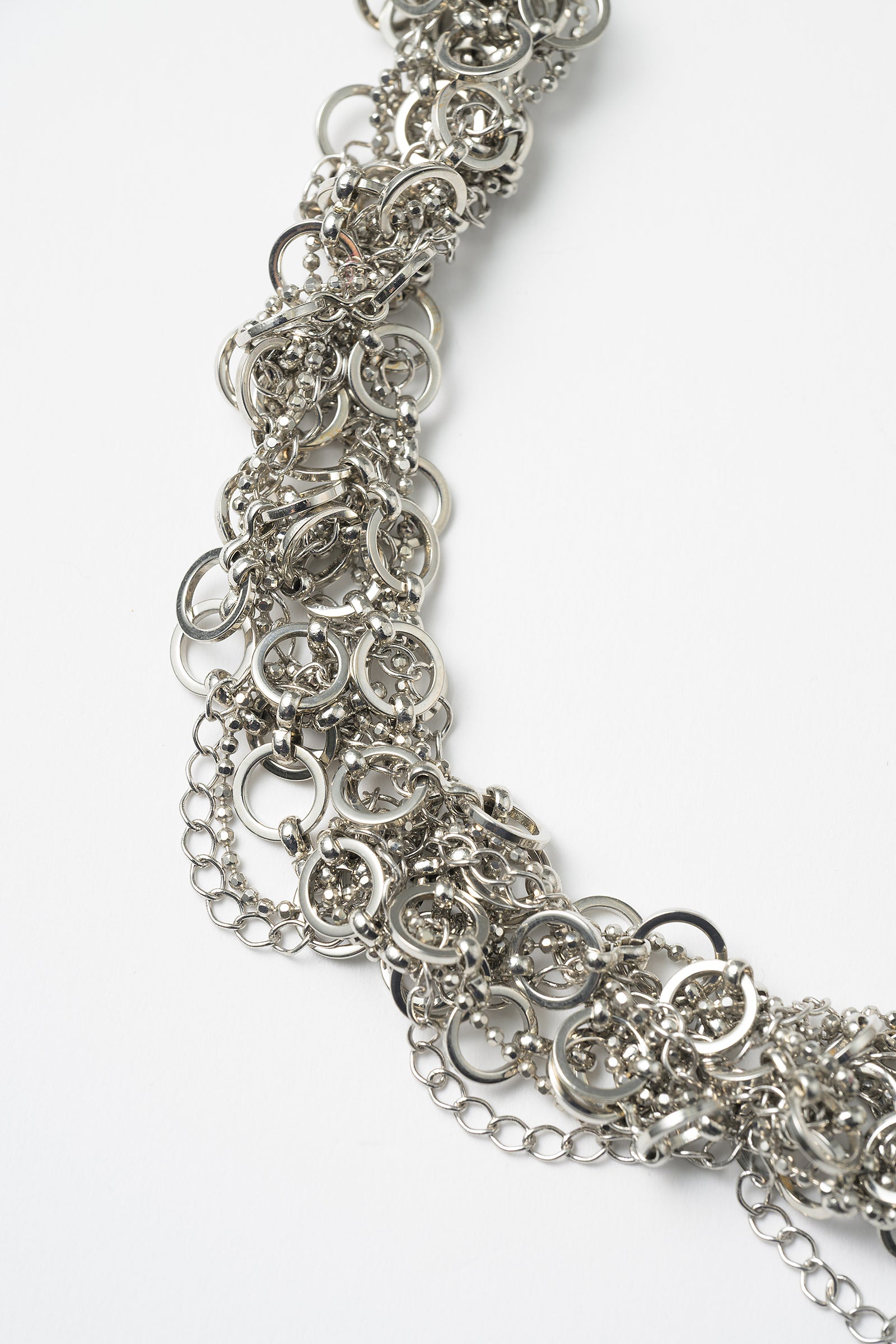 Twist chain necklace (Silver)