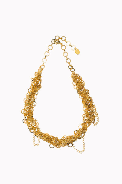 Twist chain necklace (Gold)