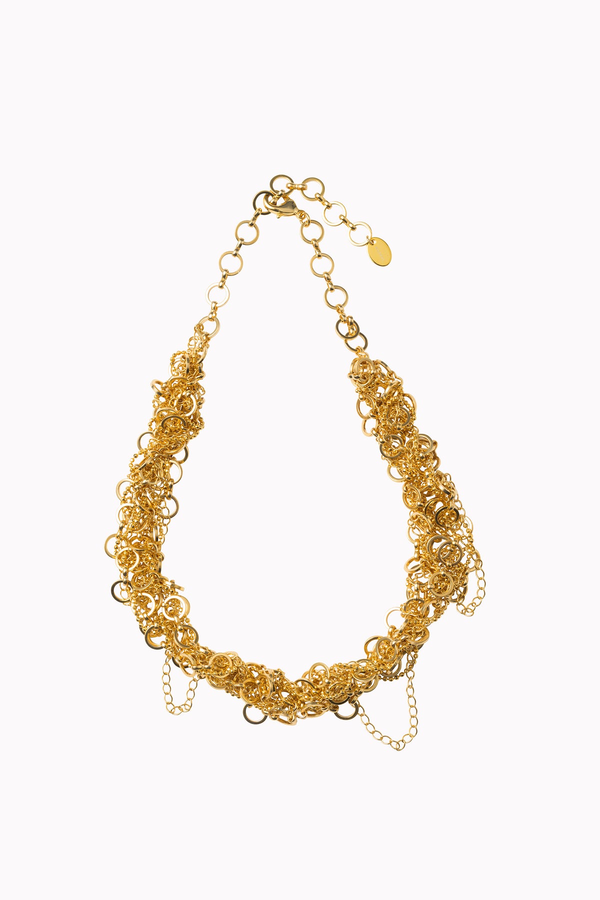Twist chain necklace (Gold)