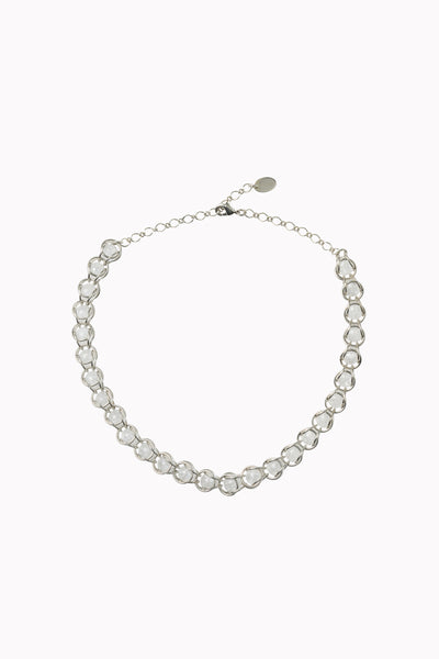 Chain mail necklace (Clear)