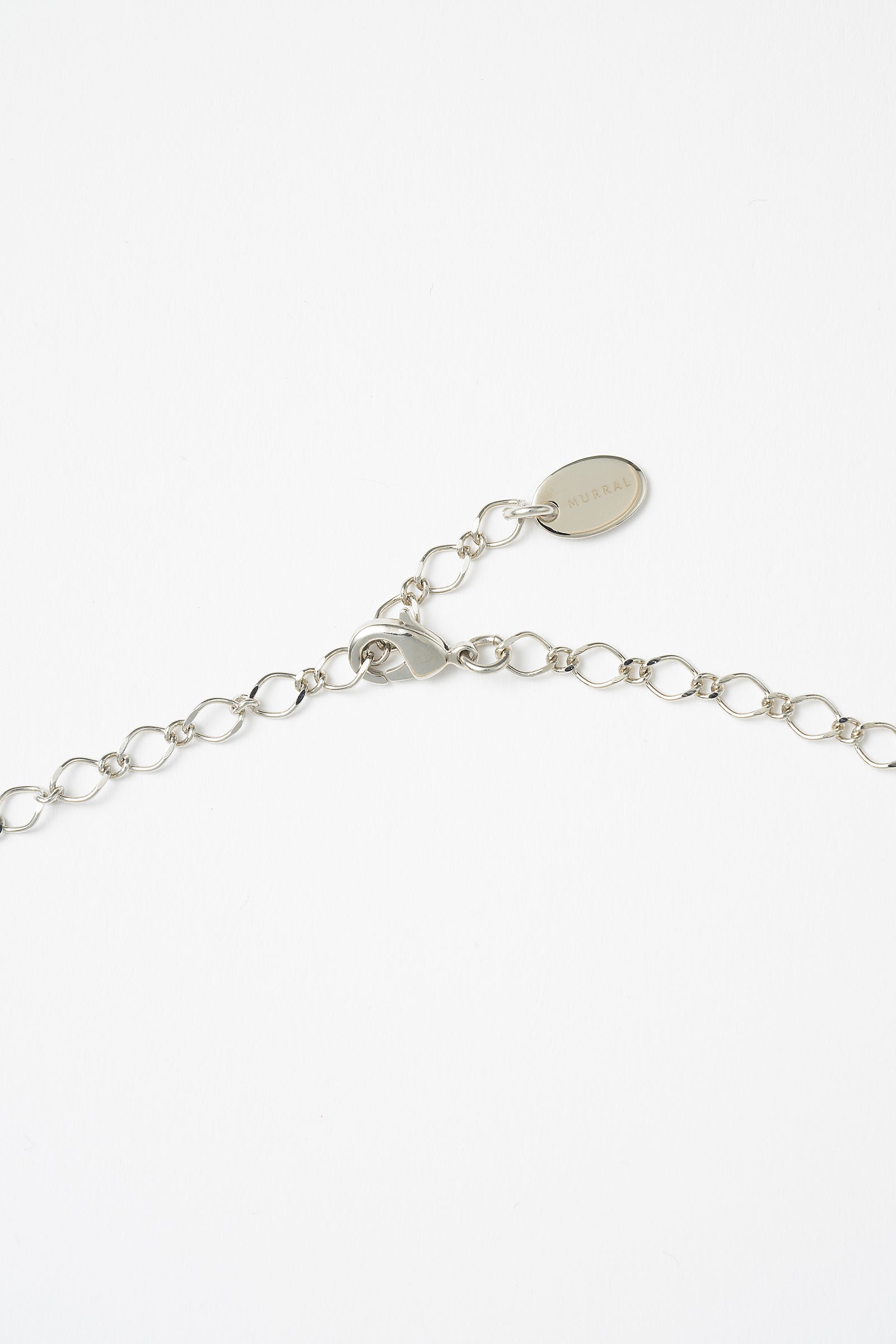 Chain mail necklace (Clear)
