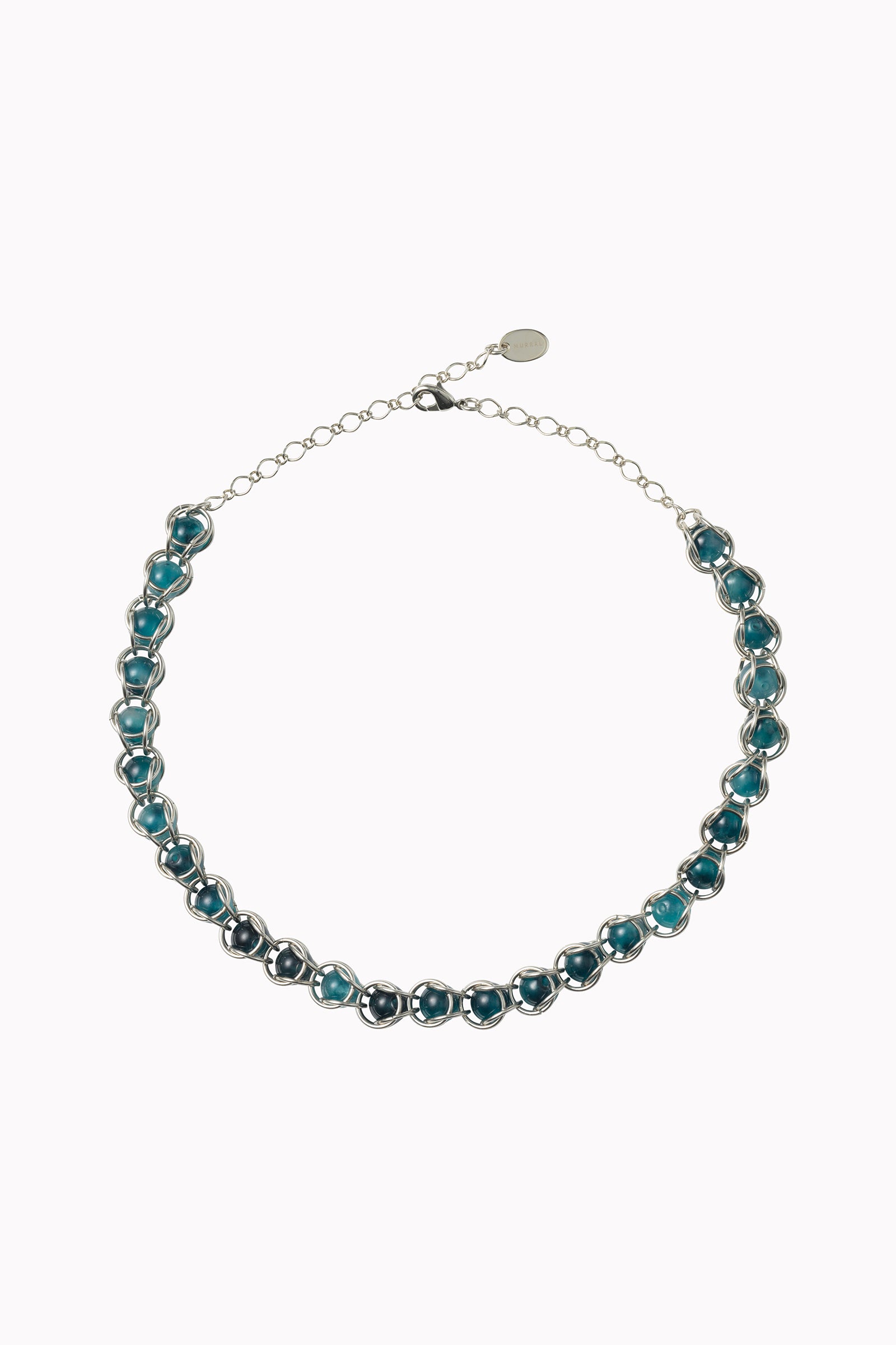 Chain mail necklace (Green)
