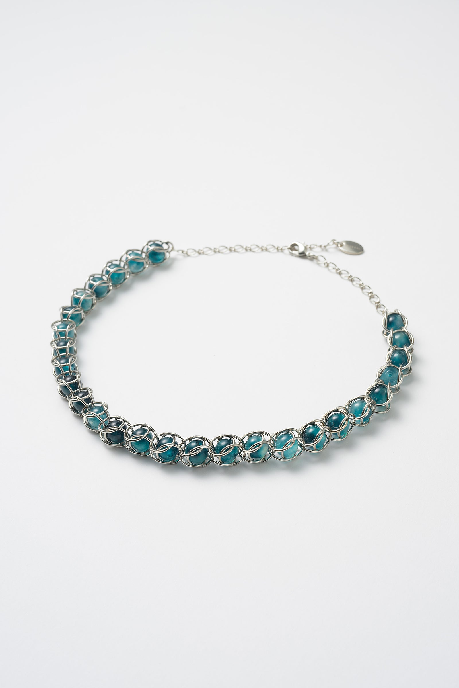 Chain mail necklace (Green)